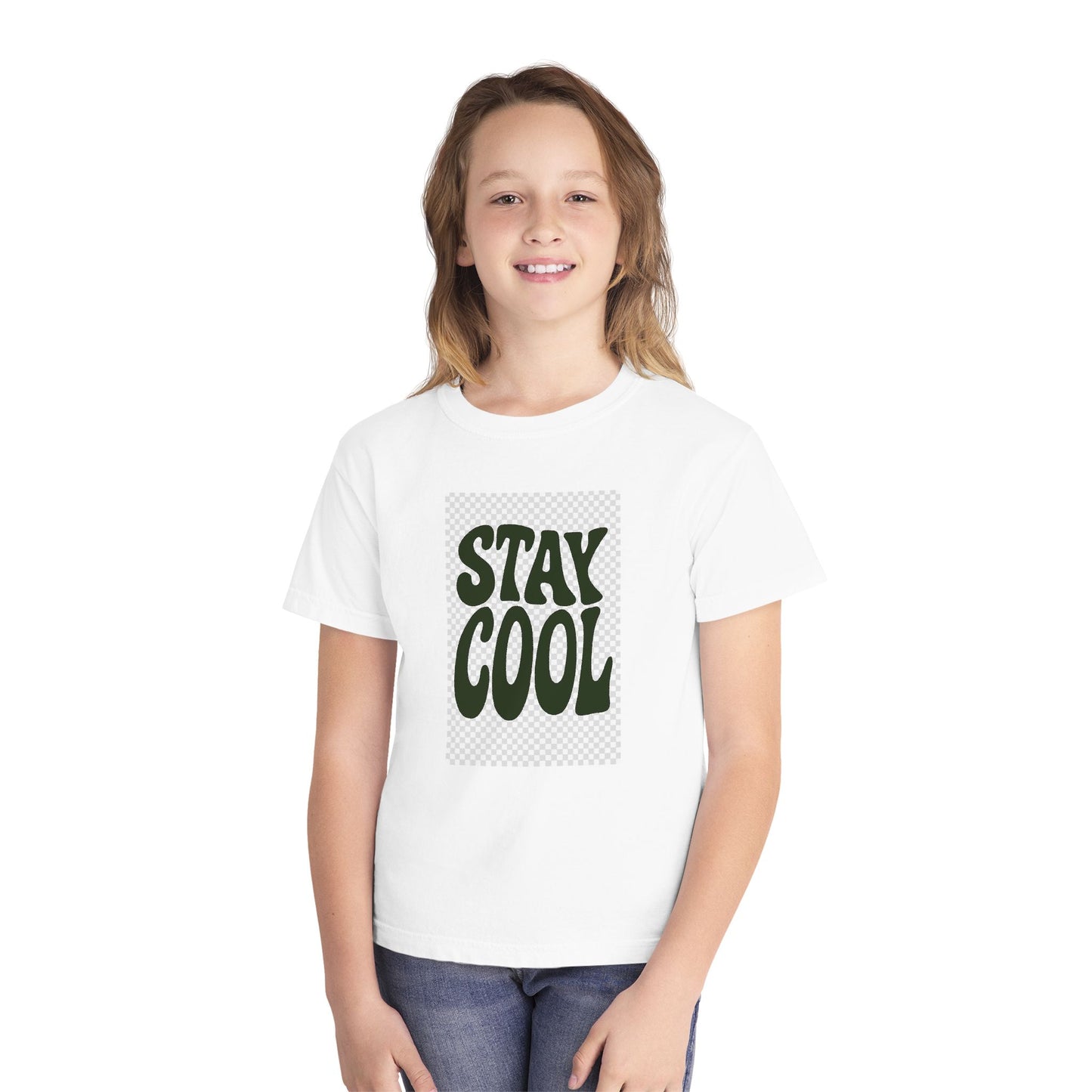 Stay Cool Youth Tee — Heavy Cotton Kids Graphic Shirt | HERARTSSSS