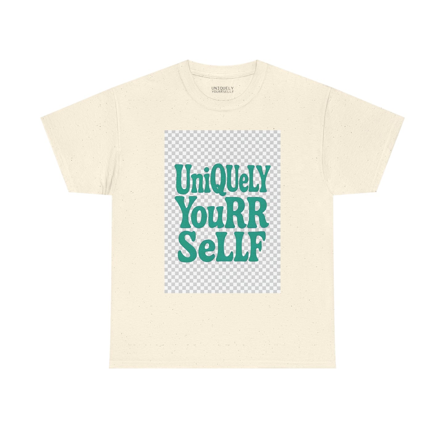 Uniquely Yourrsellf Unisex Heavy Cotton Tee – Empowerment Graphic Shirt, Everyday Comfort | UNIQUELY YOURRSELLF