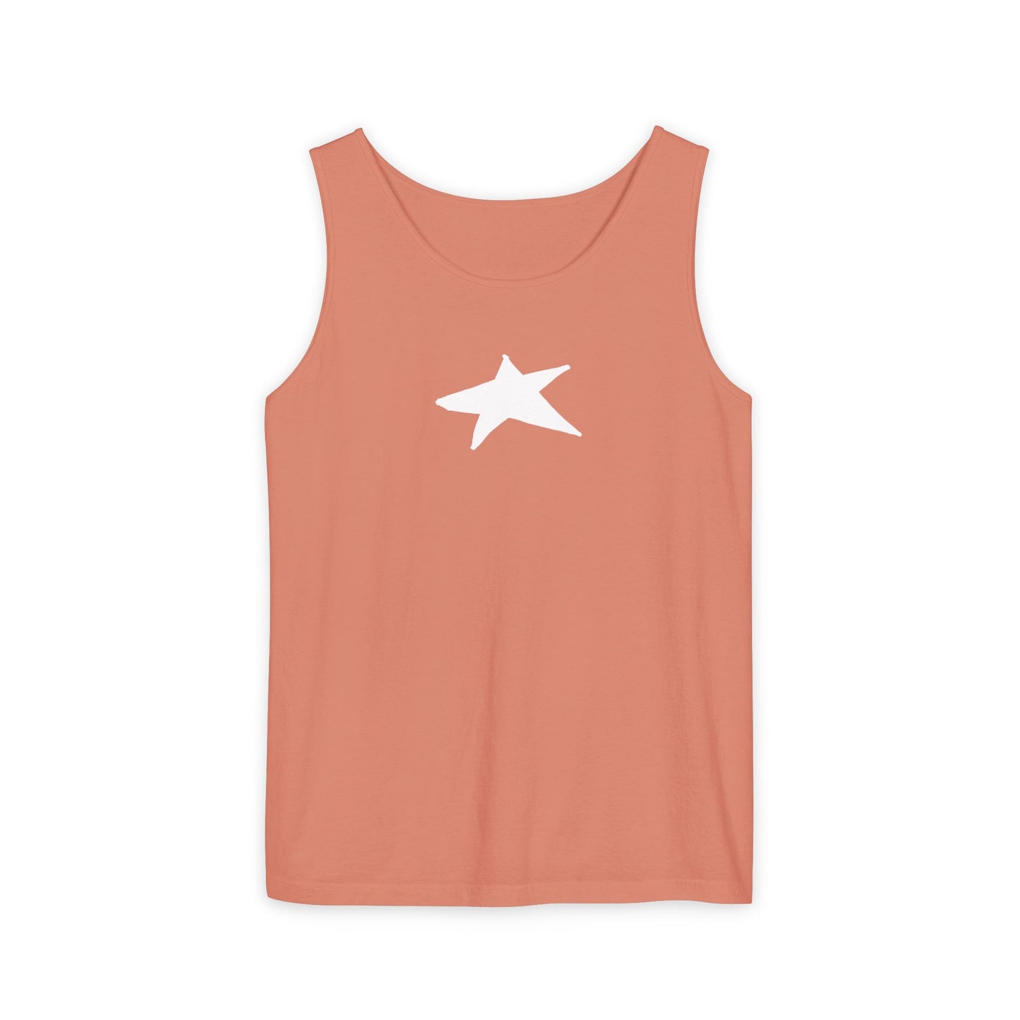 Unisex Star Garment-Dyed Tank Top — 100% Ring-Spun US Cotton