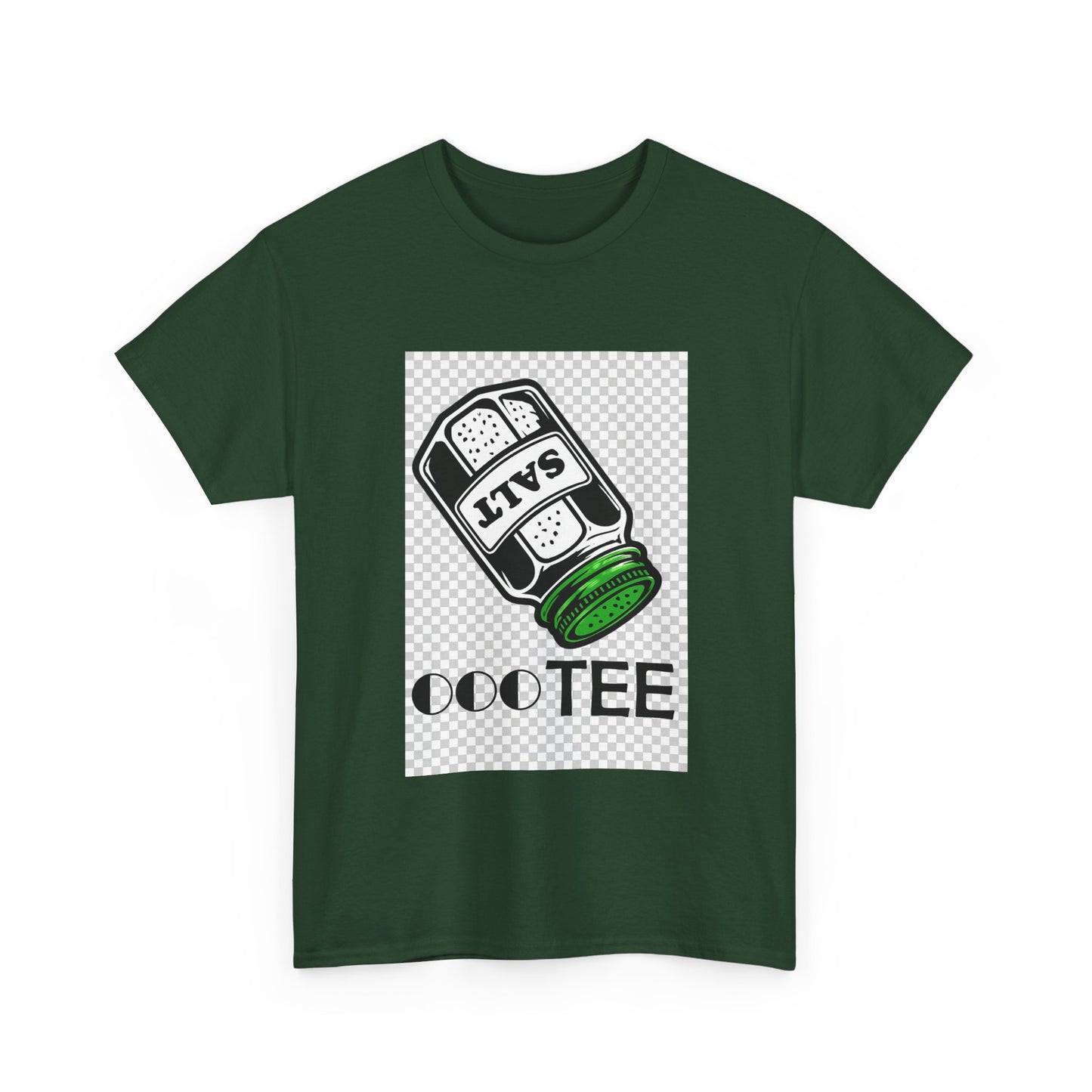 Salt TEE Shirt — Unisex Heavy Cotton Tee, Smooth Print Surface