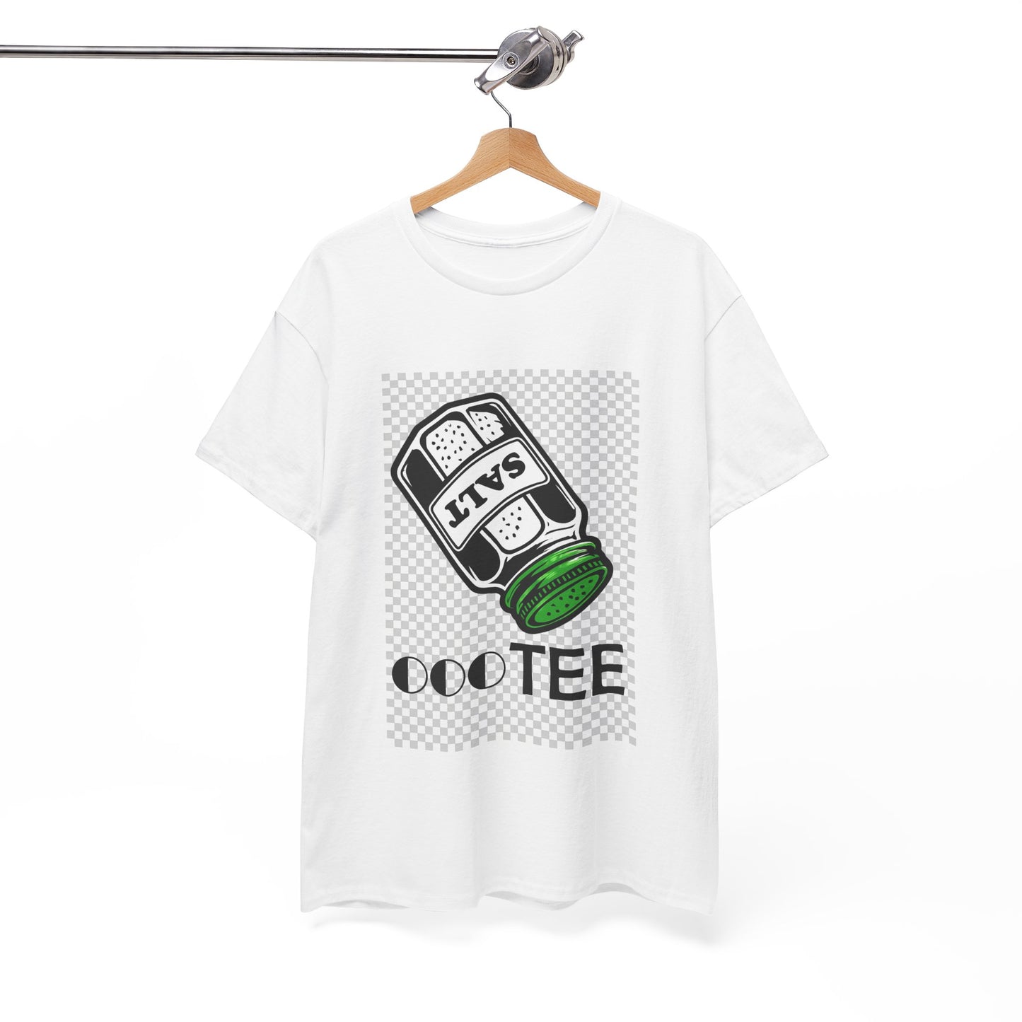 Salt TEE Shirt — Unisex Heavy Cotton Tee, Smooth Print Surface