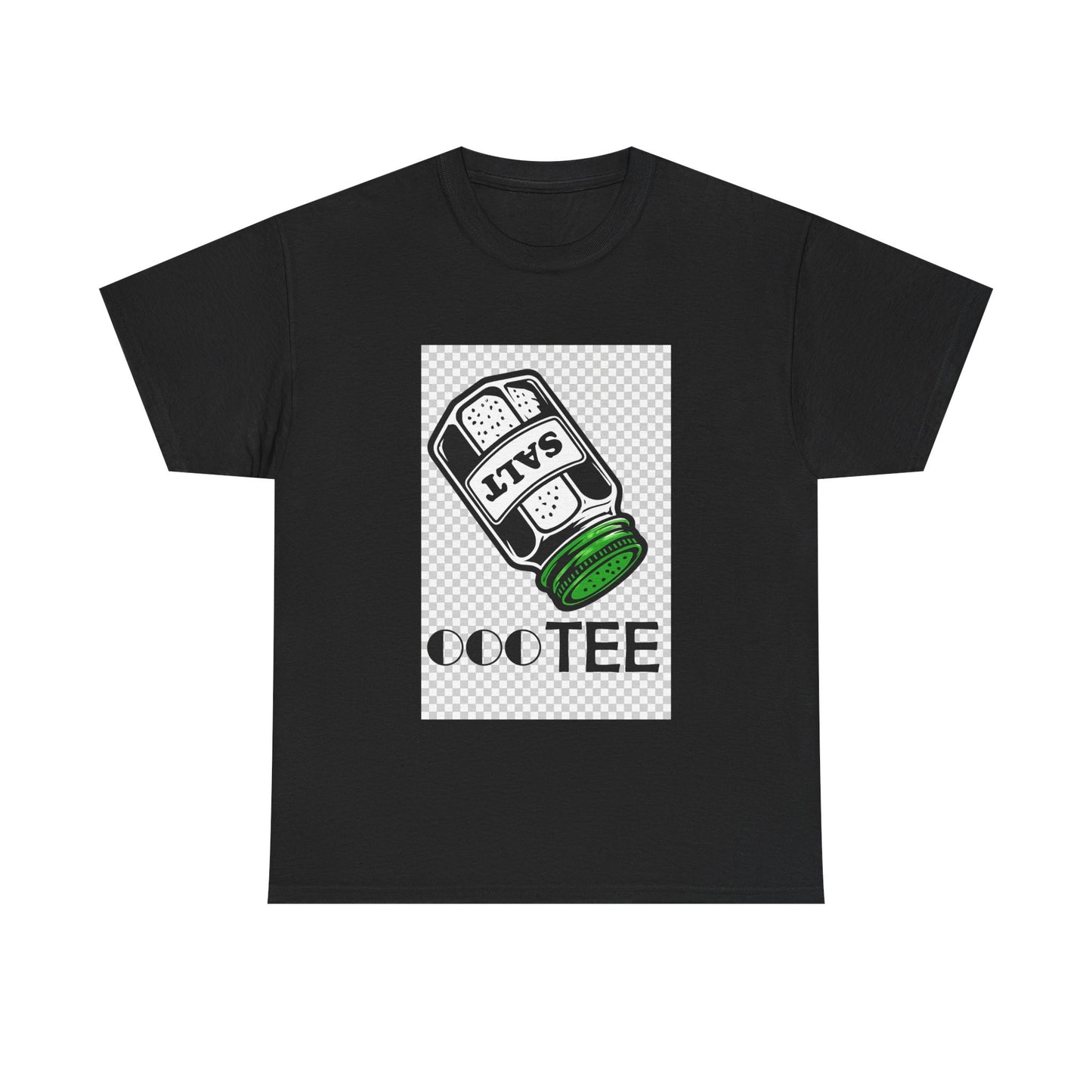 Salt TEE Shirt — Unisex Heavy Cotton Tee, Smooth Print Surface