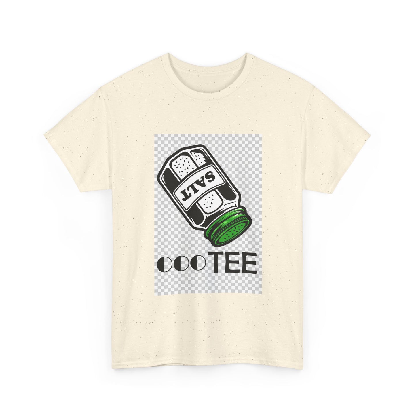 Salt TEE Shirt — Unisex Heavy Cotton Tee, Smooth Print Surface