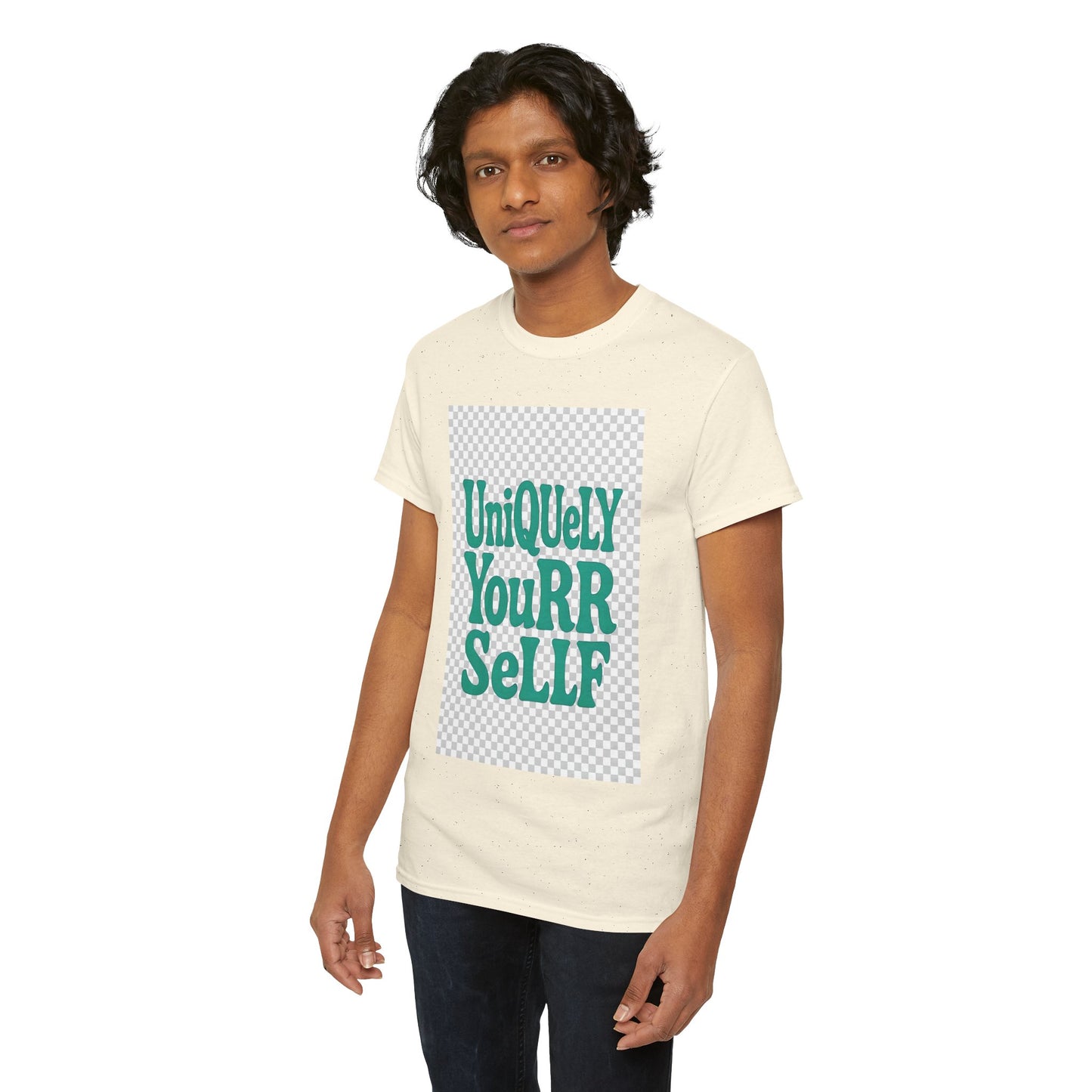Uniquely Yourrsellf Unisex Heavy Cotton Tee – Empowerment Graphic Shirt, Everyday Comfort | UNIQUELY YOURRSELLF