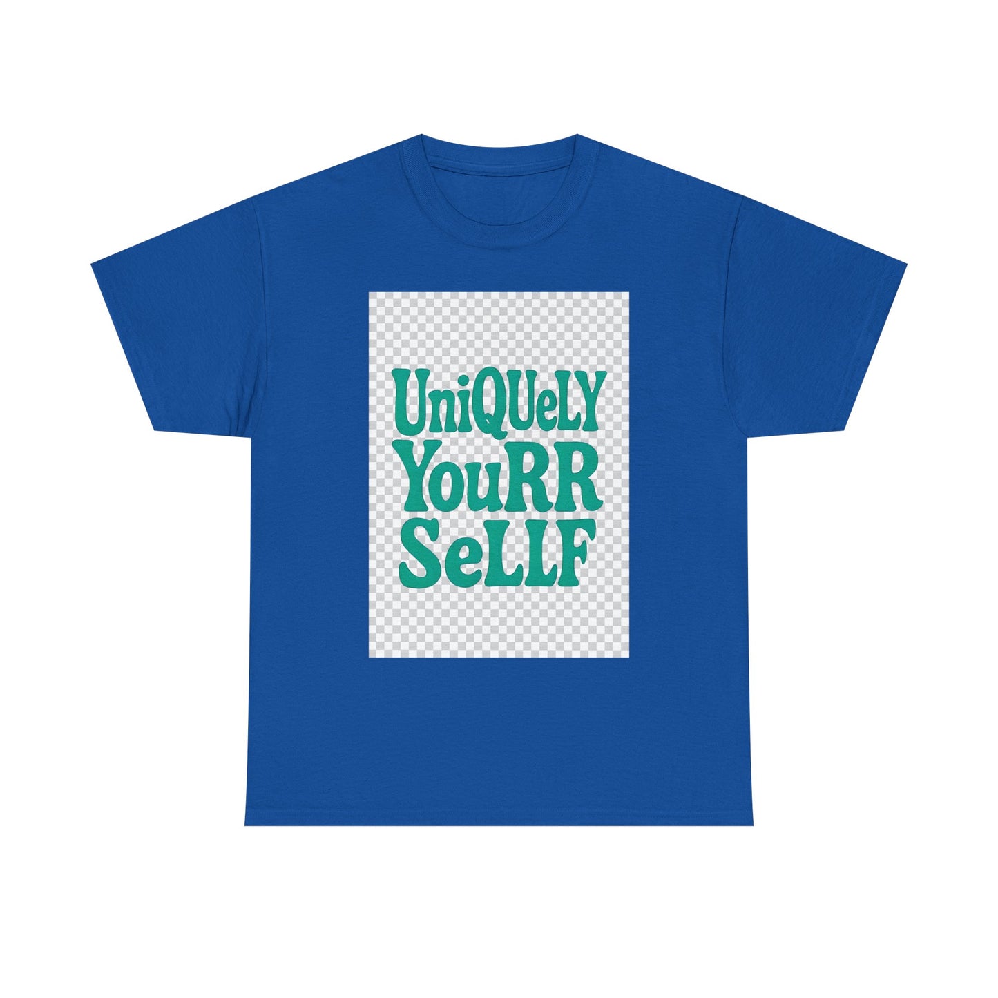 Uniquely You Unisex Heavy Cotton Tee – Empowerment Graphic Shirt, Everyday Comfort | HERARTSSSS