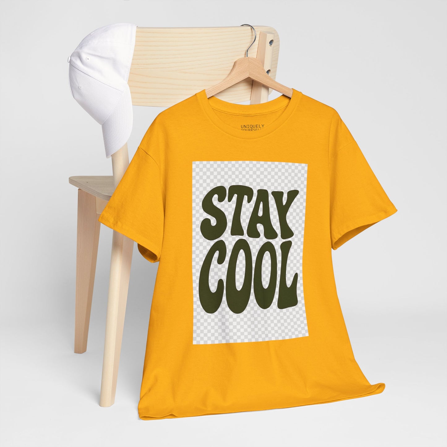 Stay Cool Unisex Tee — Heavy Cotton Graphic Shirt | UNIQUELY YOURRSELLF ®