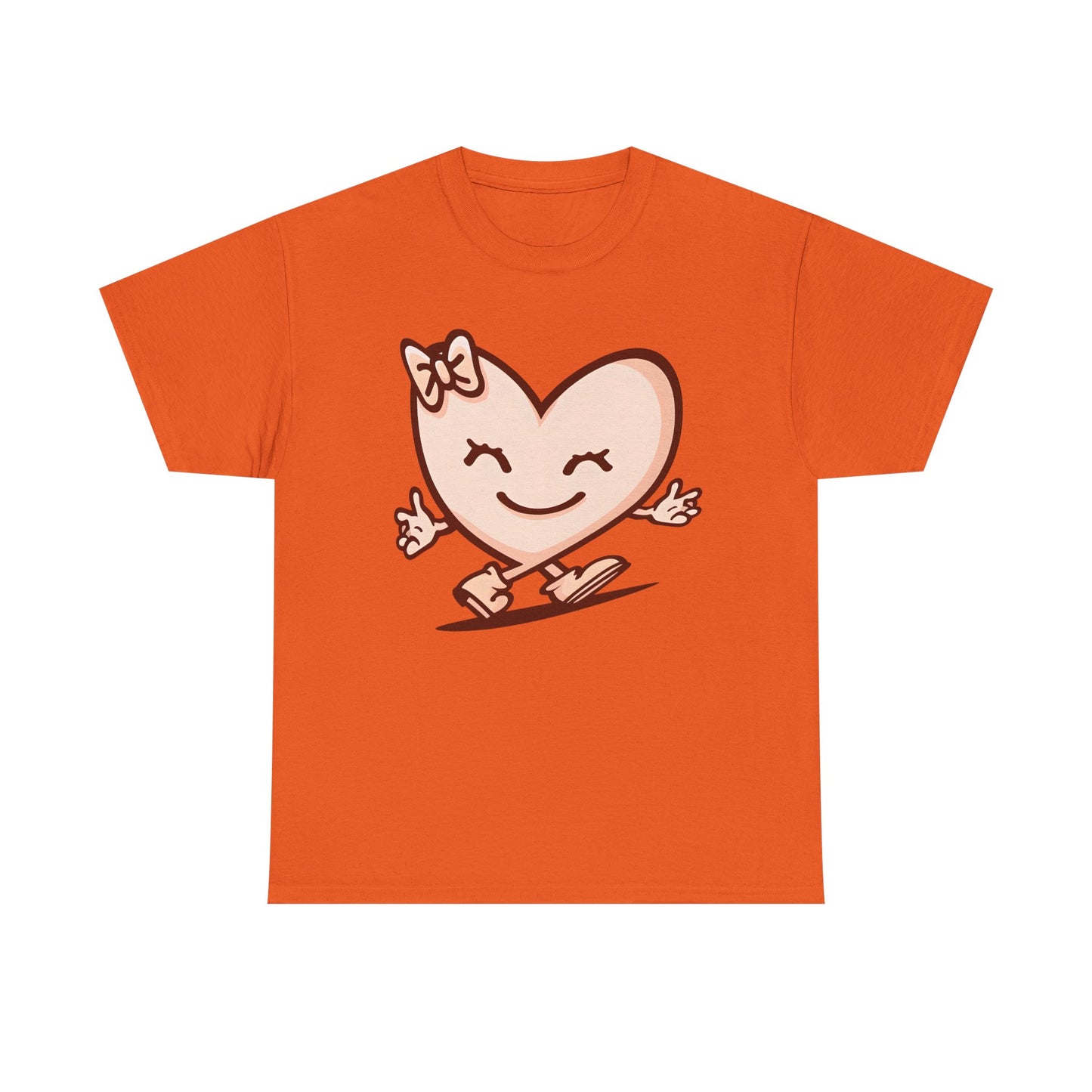 Heart Skating Tee, Cute Valentine Shirt, Unisex Cotton T-Shirt, Love Graphic Tee, Skater Gift, Couples Shirt, Birthday Present
