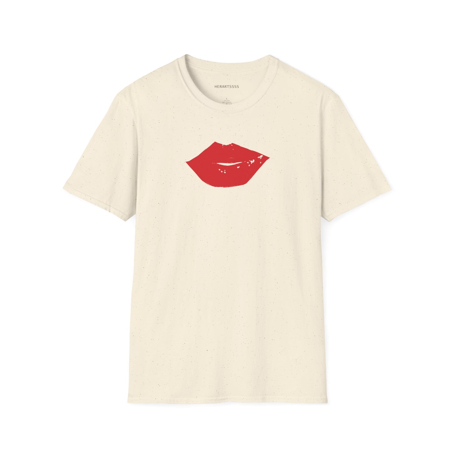 Kiss Mark Unisex Softstyle T-Shirt — 100% Ring-Spun Cotton | HERARTSSSS