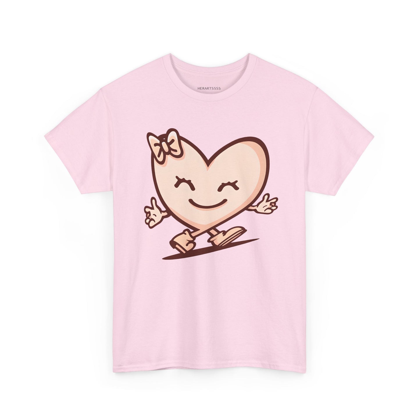 Heart Skating Tee, Cute Valentine Shirt, Unisex Cotton T-Shirt, Love Graphic Tee, Skater Gift, Couples Shirt, Birthday Present | HERARTSSSS™