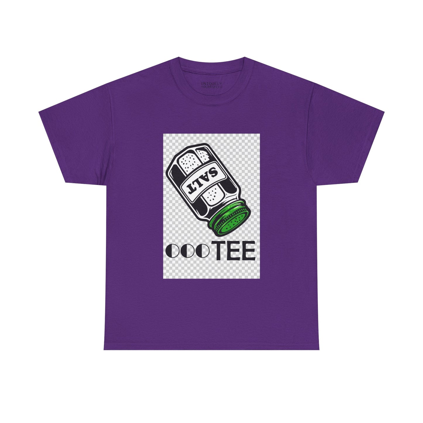 Salt TEE Shirt — Unisex Heavy Cotton Tee, Smooth Print Surface | UNIQUELY YOURRSELLF
