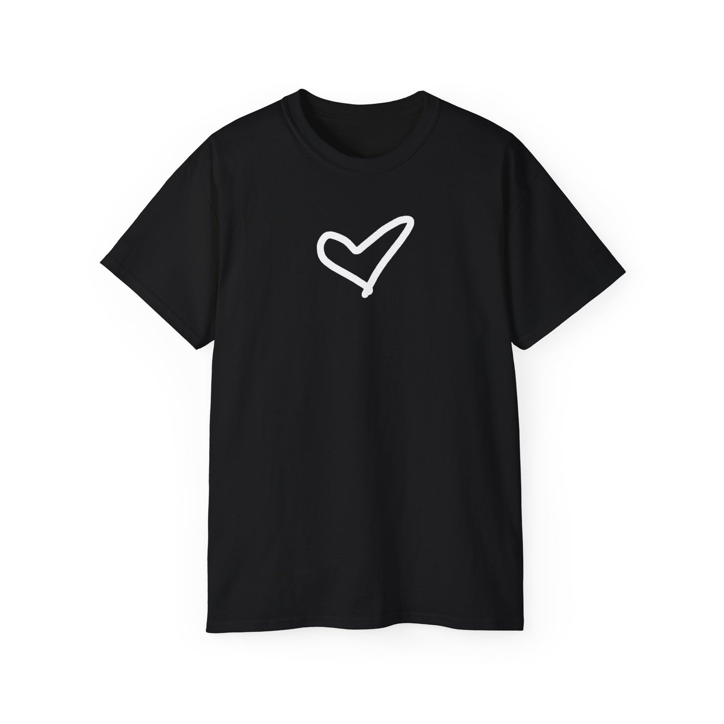 Heart Unisex Softstyle T-Shirt — 100% Ring-Spun Cotton