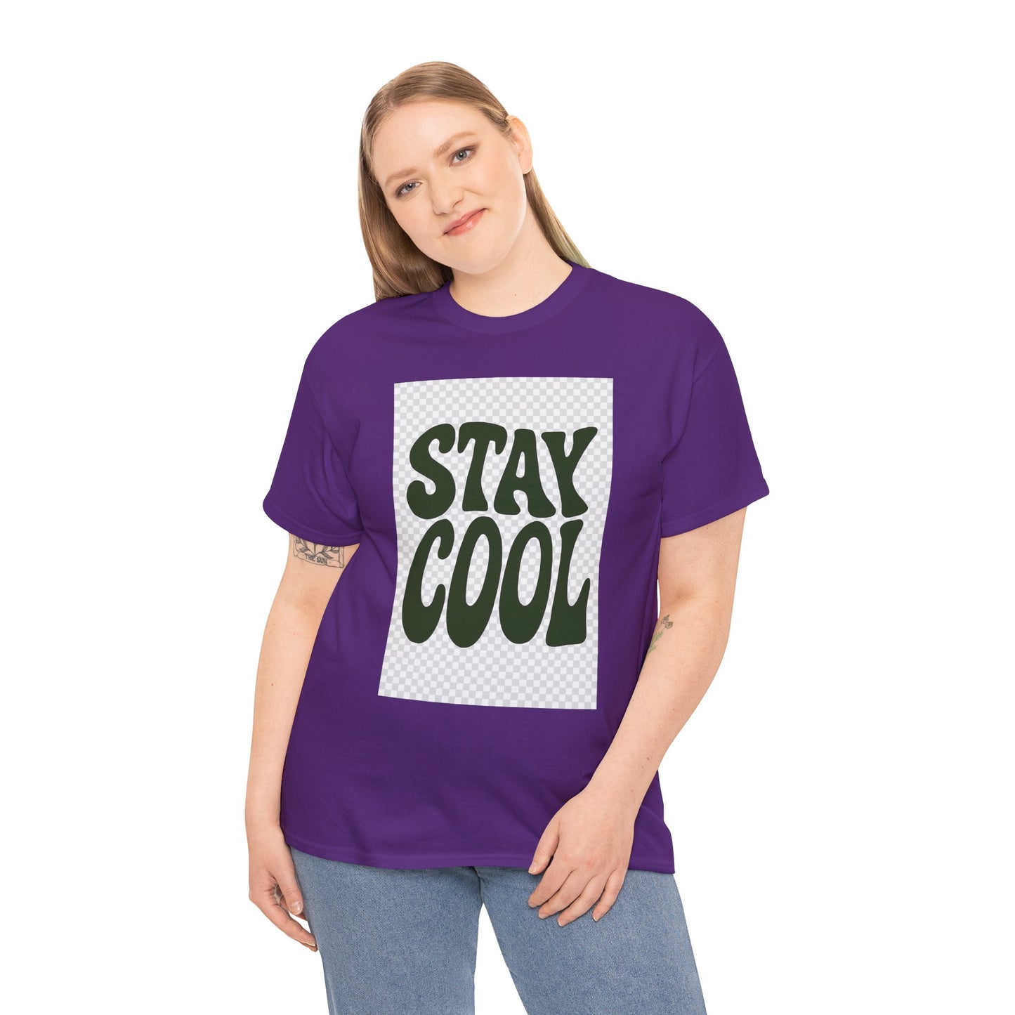 Stay Cool Unisex Tee — Heavy Cotton Graphic Shirt | HERARTSSSS