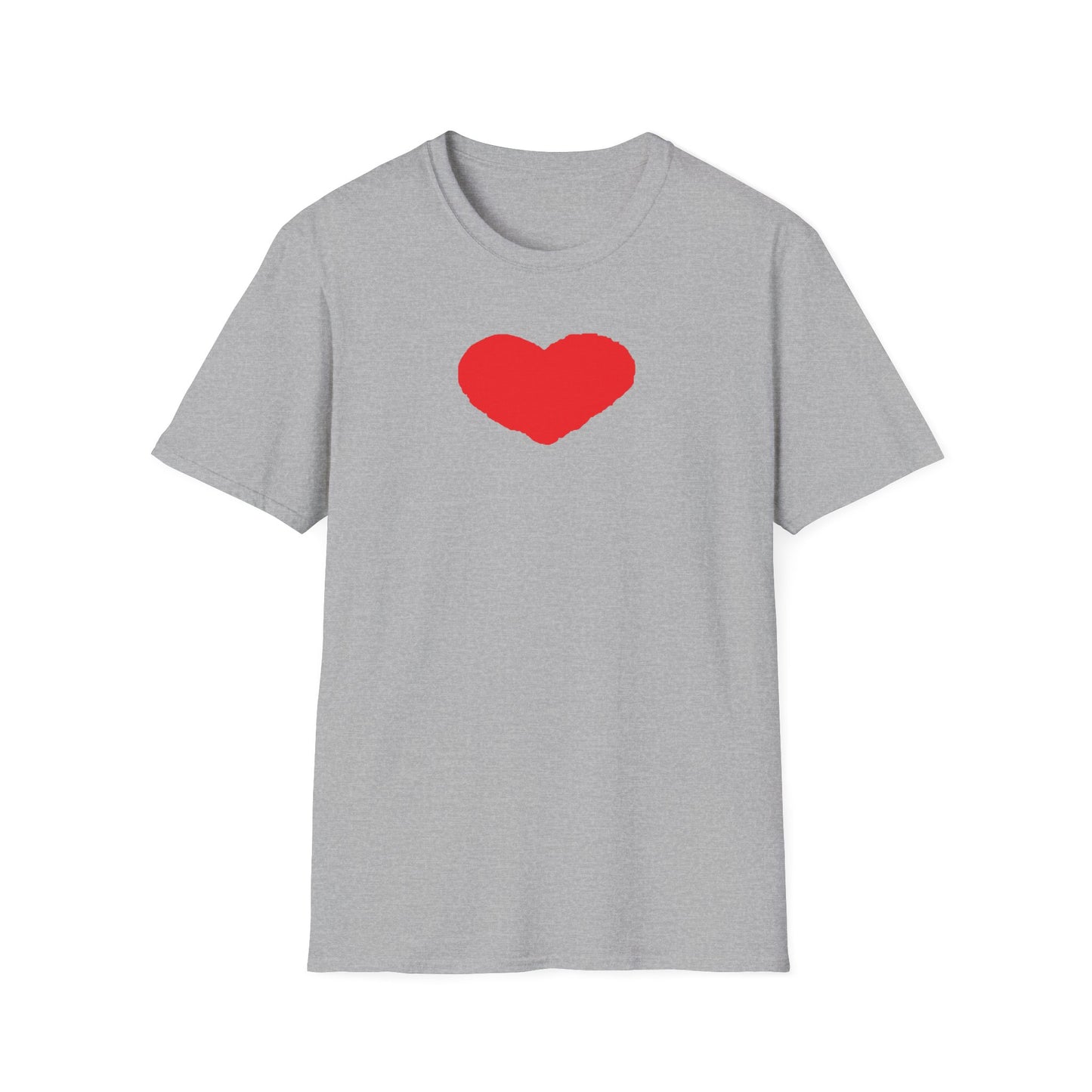 Heart Unisex Softstyle T-Shirt — 100% Ring-Spun Cotton