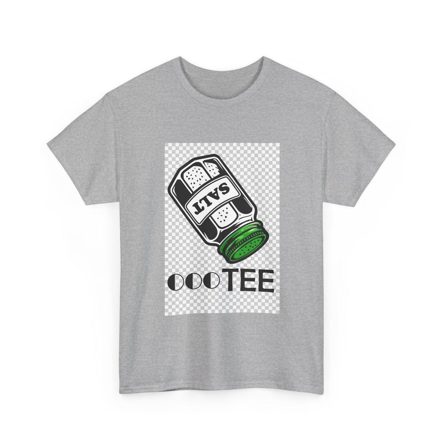 Salt TEE Shirt — Unisex Heavy Cotton Tee, Smooth Print Surface