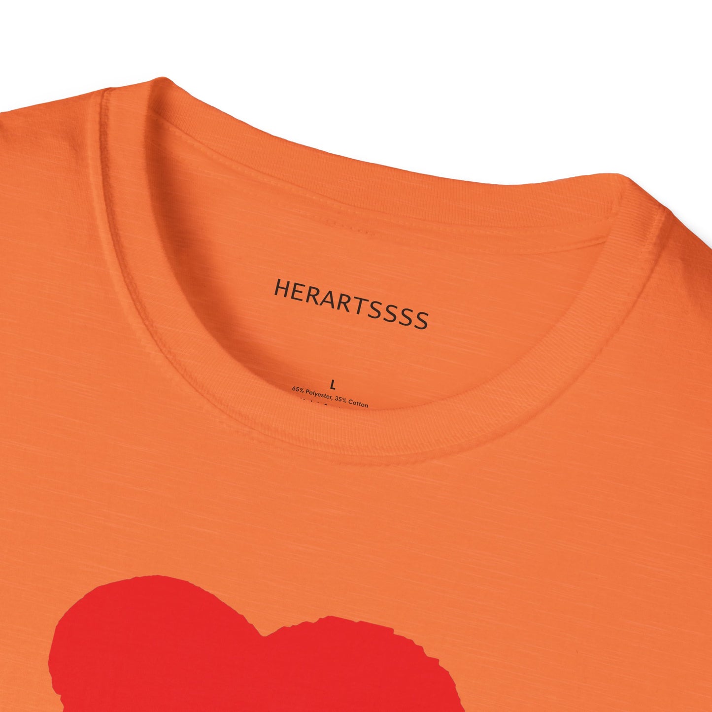 Heart Unisex Softstyle T-Shirt — 100% Ring-Spun Cotton | HERARTSSSS