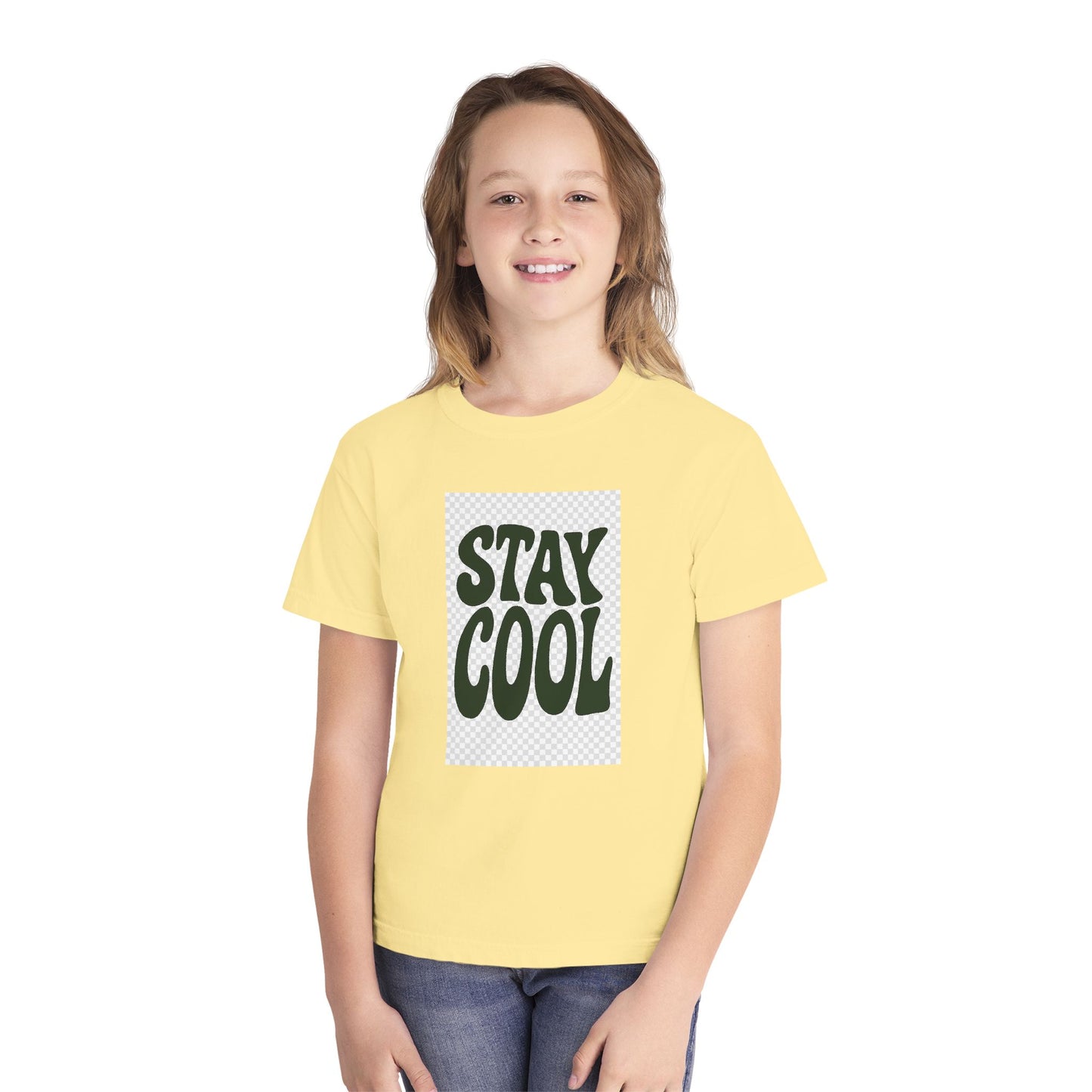 Stay Cool Youth Tee — Heavy Cotton Kids Graphic Shirt | HERARTSSSS