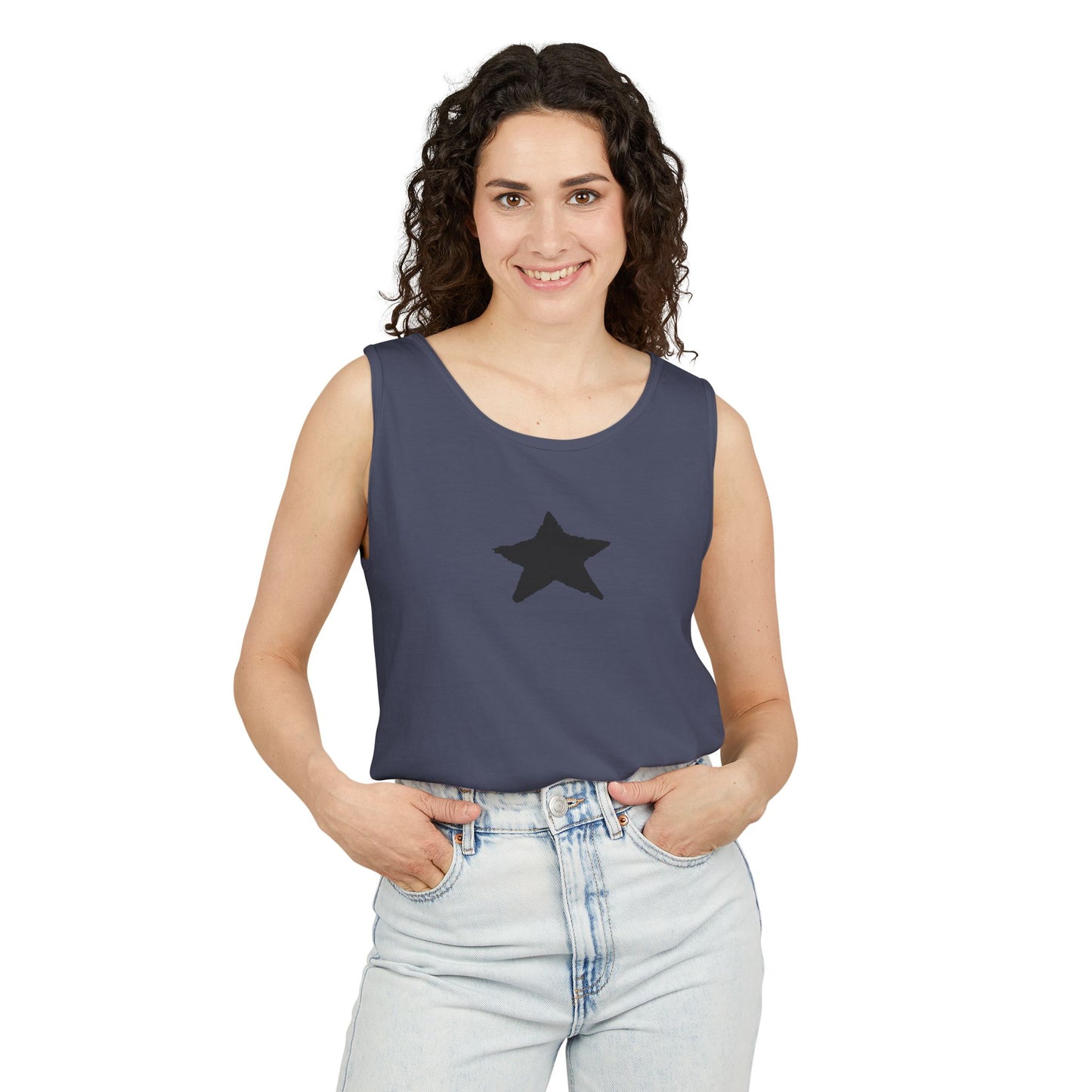 Star Unisex Garment-Dyed Tank Top
