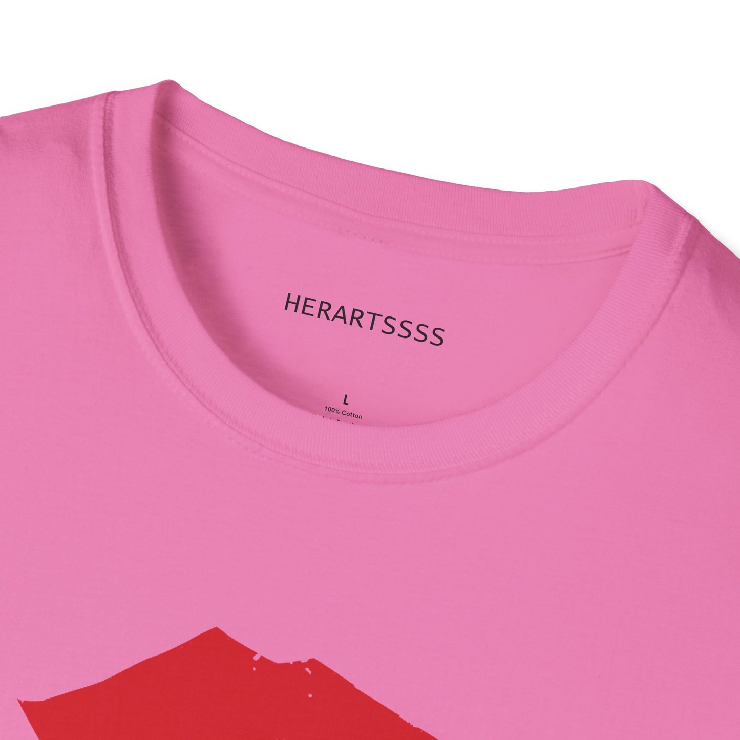 Kiss Mark Unisex Softstyle T-Shirt — 100% Ring-Spun Cotton | HERARTSSSS