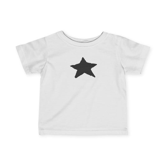 Cute Star Infant Fine Jersey Tee - Soft Cotton Baby T-Shirt