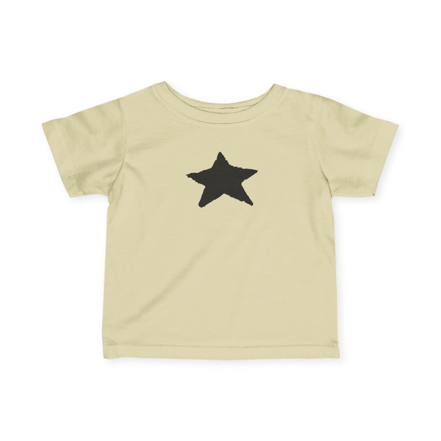 Cute Star Infant Fine Jersey Tee — Soft Baby T-Shirt