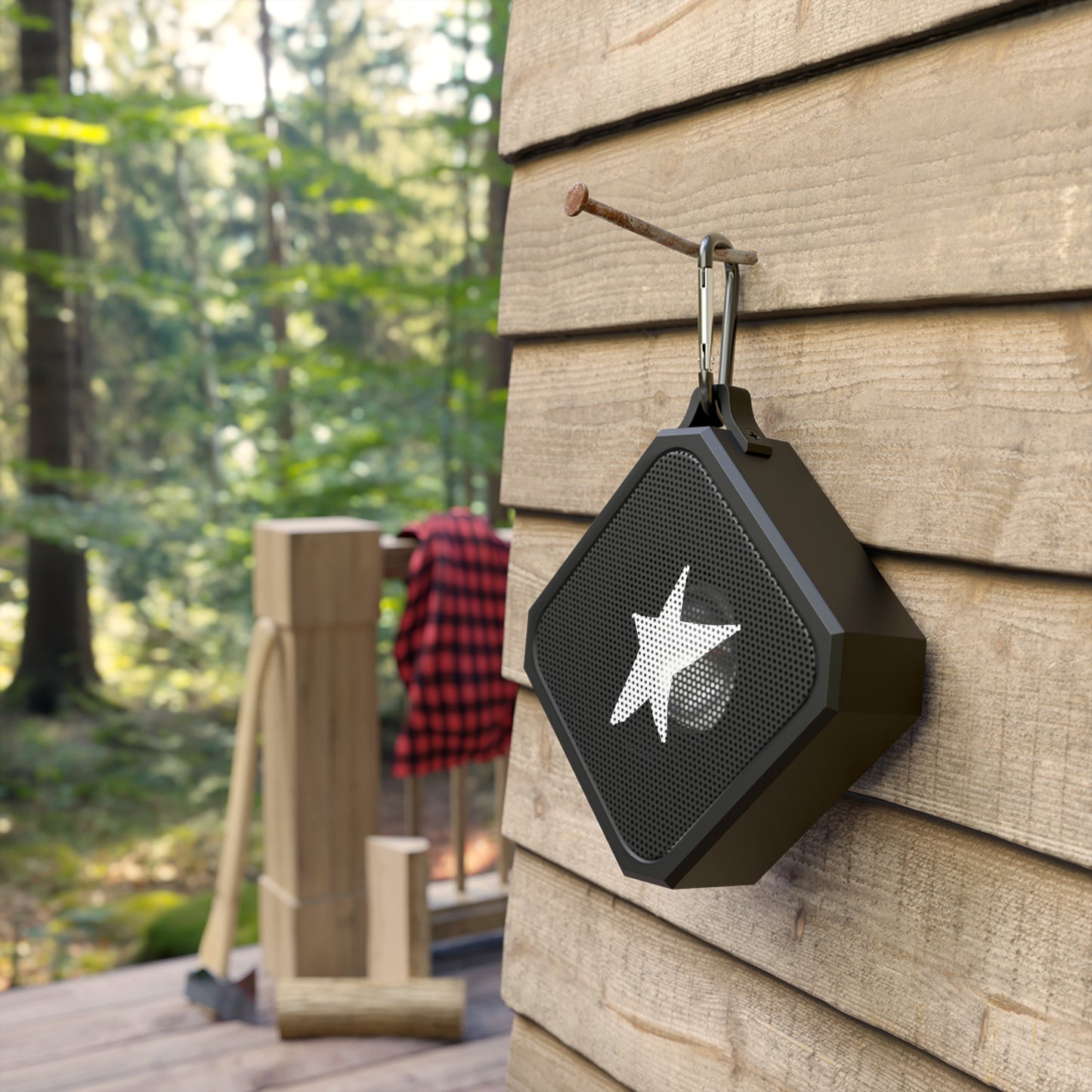 Outdoor Bluetooth Speaker with Star Design – Perfect for Camping and Adventures