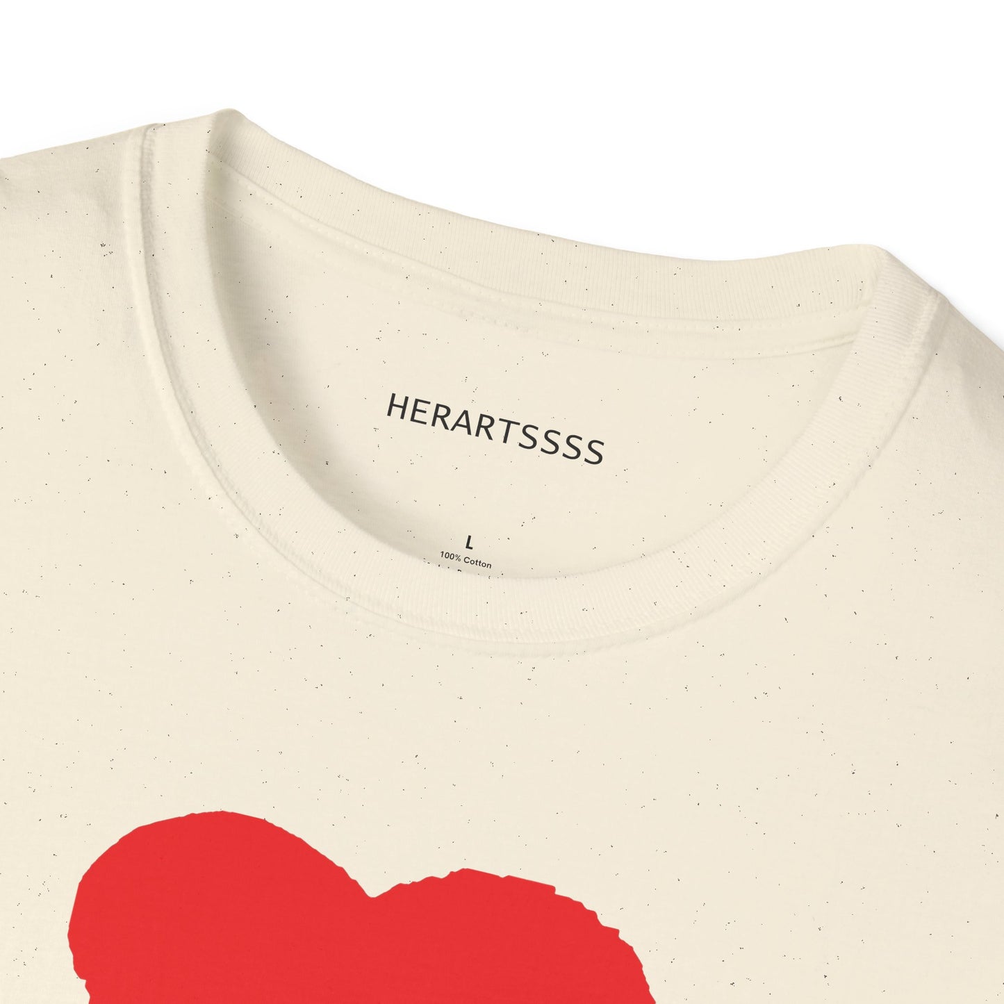 Heart Unisex Softstyle T-Shirt — 100% Ring-Spun Cotton | HERARTSSSS
