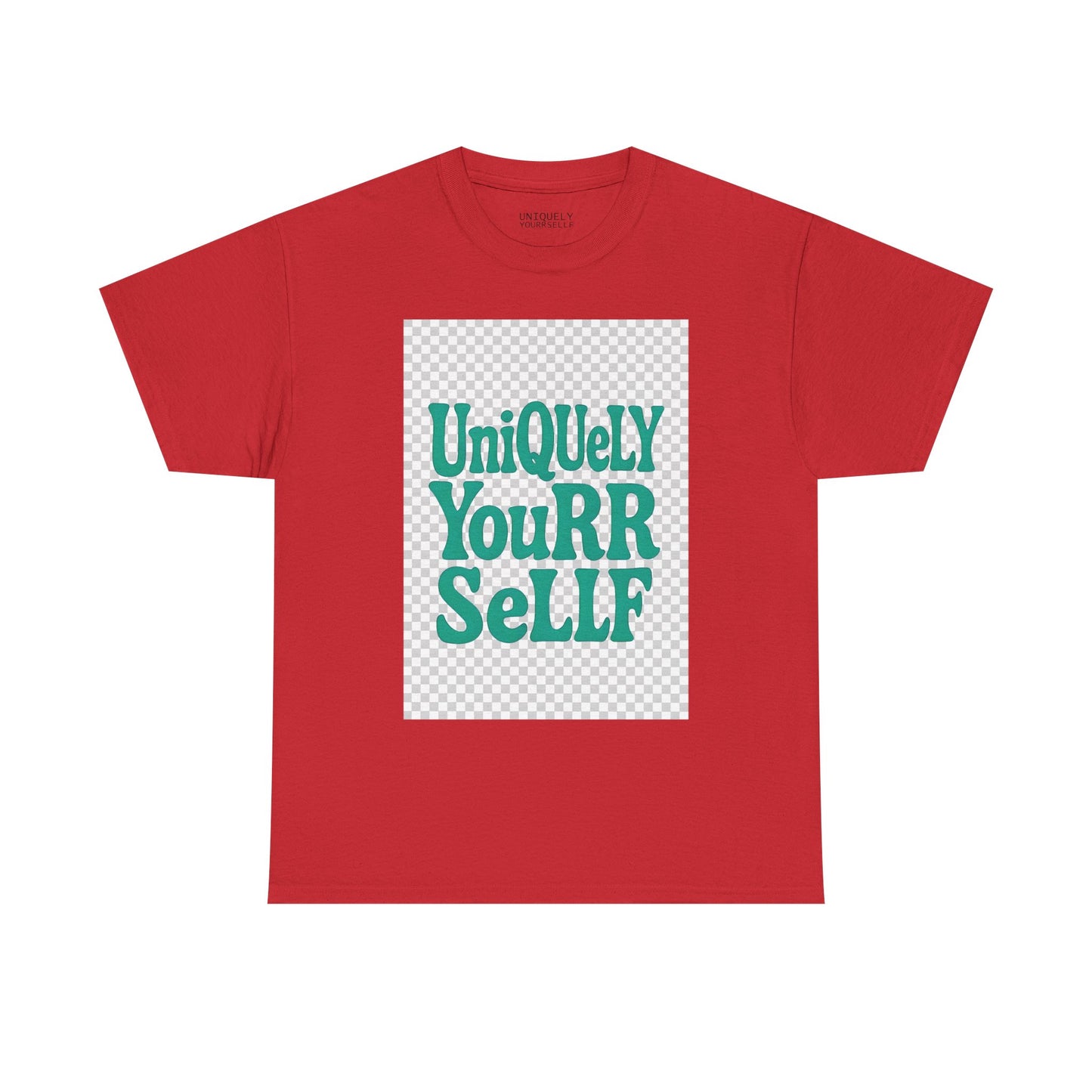 Uniquely Yourrsellf Unisex Heavy Cotton Tee – Empowerment Graphic Shirt, Everyday Comfort | UNIQUELY YOURRSELLF