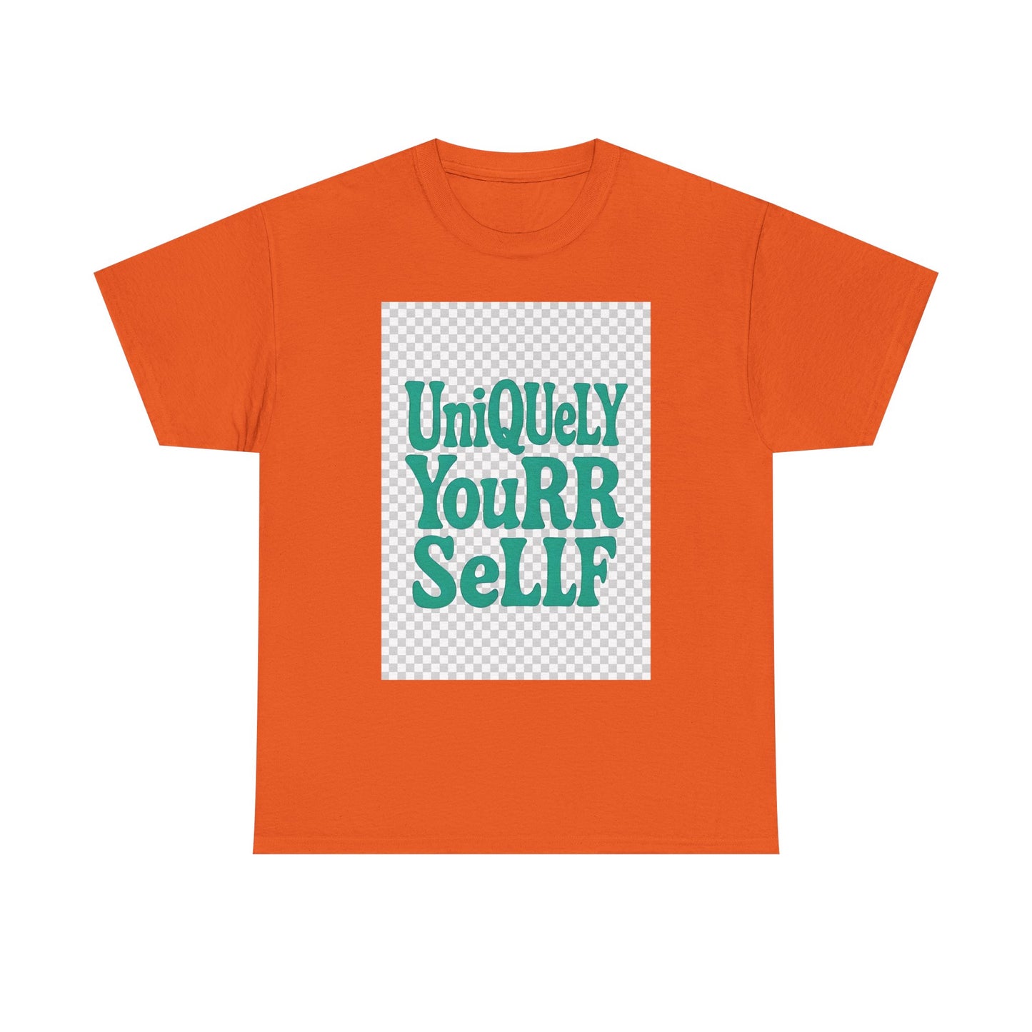 Uniquely You Unisex Heavy Cotton Tee – Empowerment Graphic Shirt, Everyday Comfort | HERARTSSSS