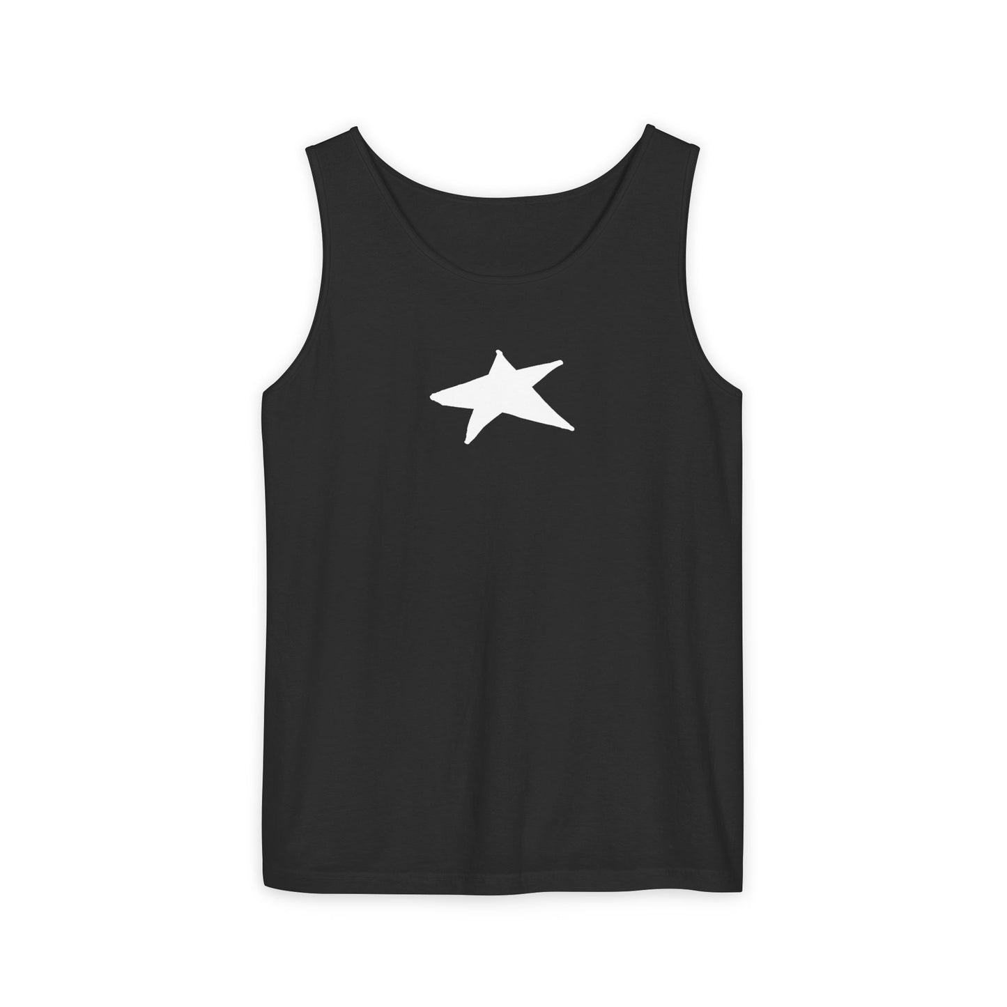 Unisex Star Garment-Dyed Tank Top — 100% Ring-Spun US Cotton