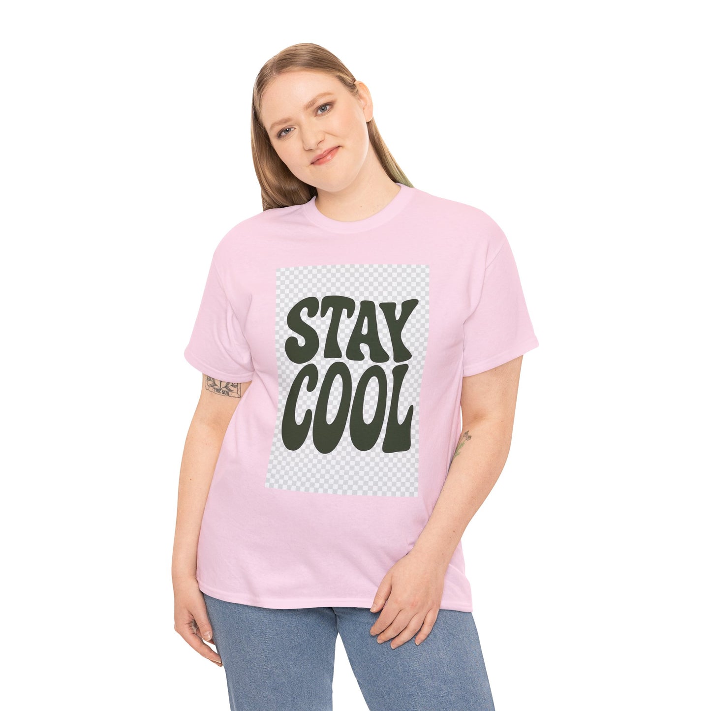 Stay Cool Unisex Tee — Heavy Cotton Graphic Shirt | HERARTSSSS
