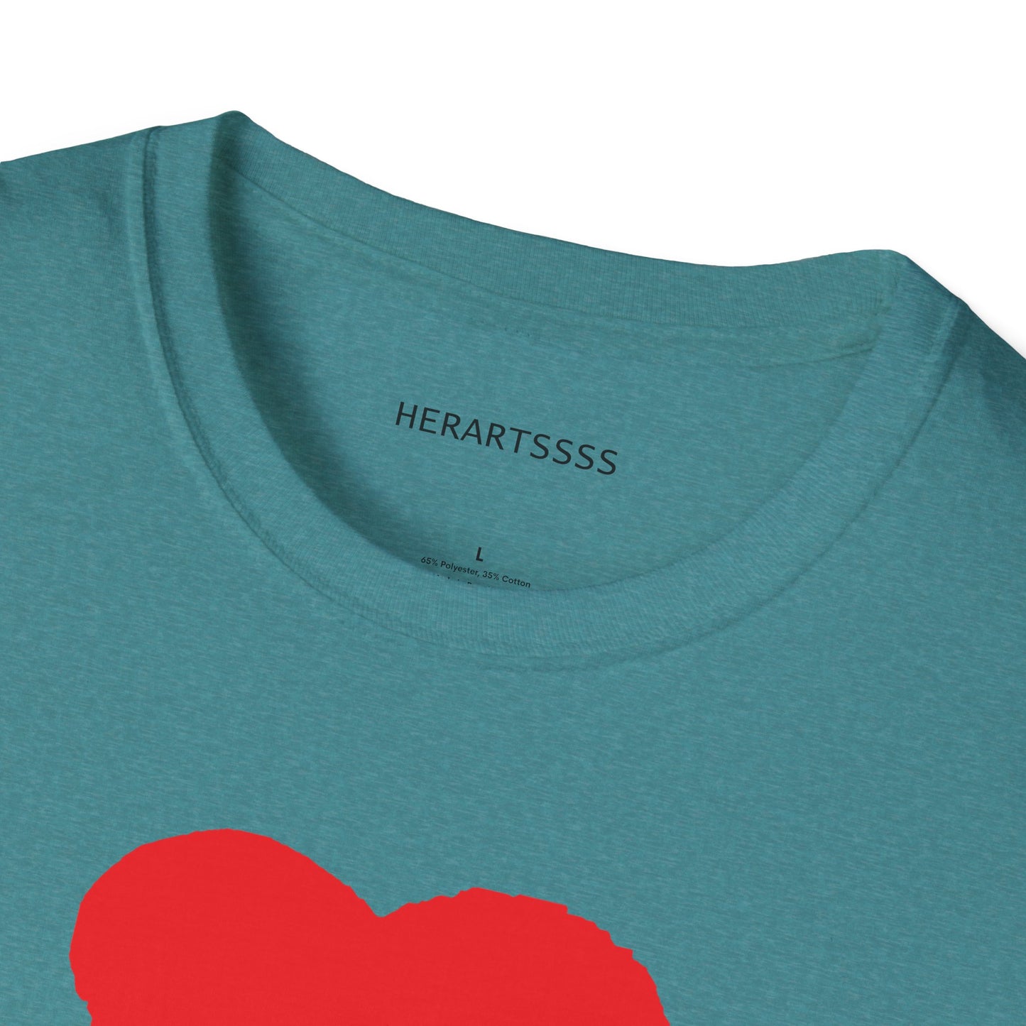 Heart Unisex Softstyle T-Shirt — 100% Ring-Spun Cotton | HERARTSSSS