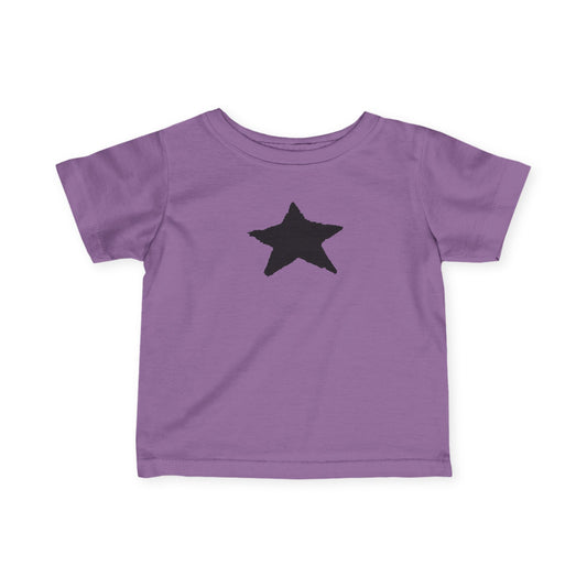 Cute Star Infant Fine Jersey Tee — Soft Baby T-Shirt