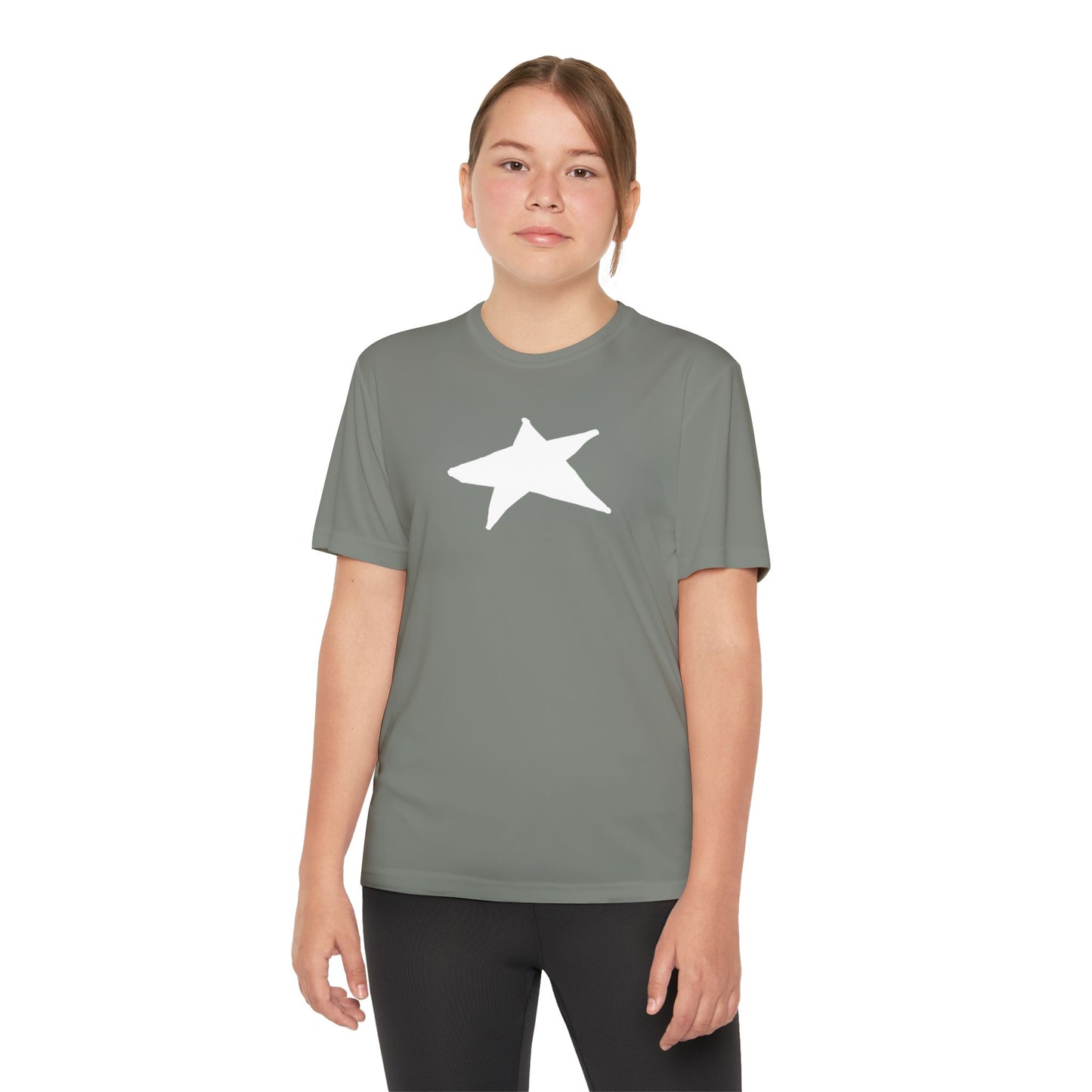 Star Youth Competitor Tee - Lightweight Athletic T-Shirt for Active Kids