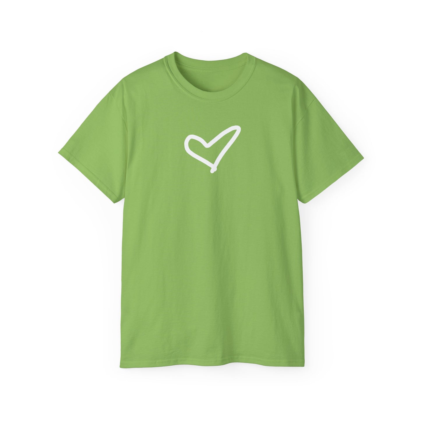 Heart Unisex Softstyle T-Shirt — 100% Ring-Spun Cotton
