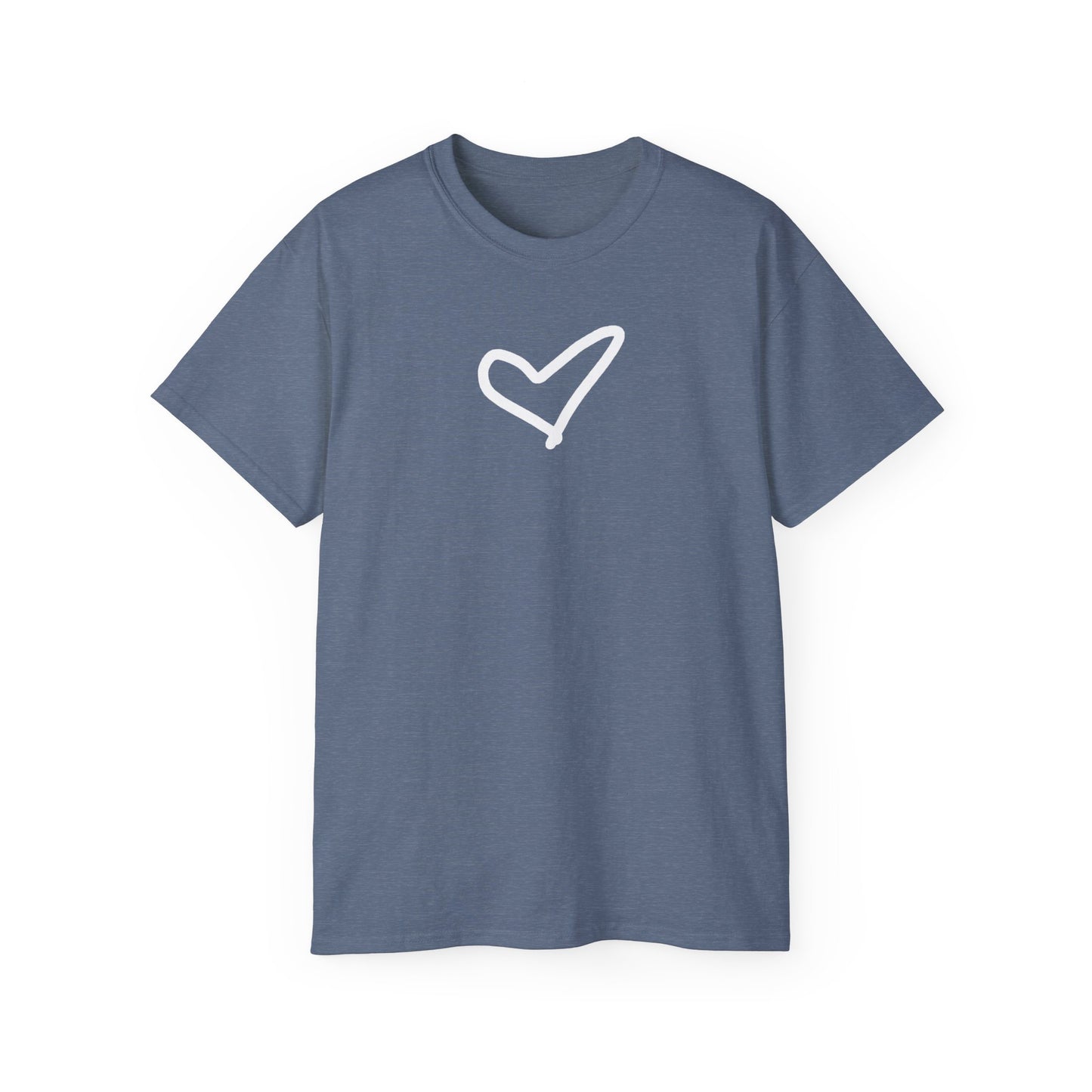 Heart Unisex Softstyle T-Shirt — 100% Ring-Spun Cotton