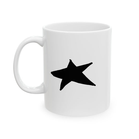 Delightful Star Ceramic Mug - Perfect Gift for Coffee Lovers