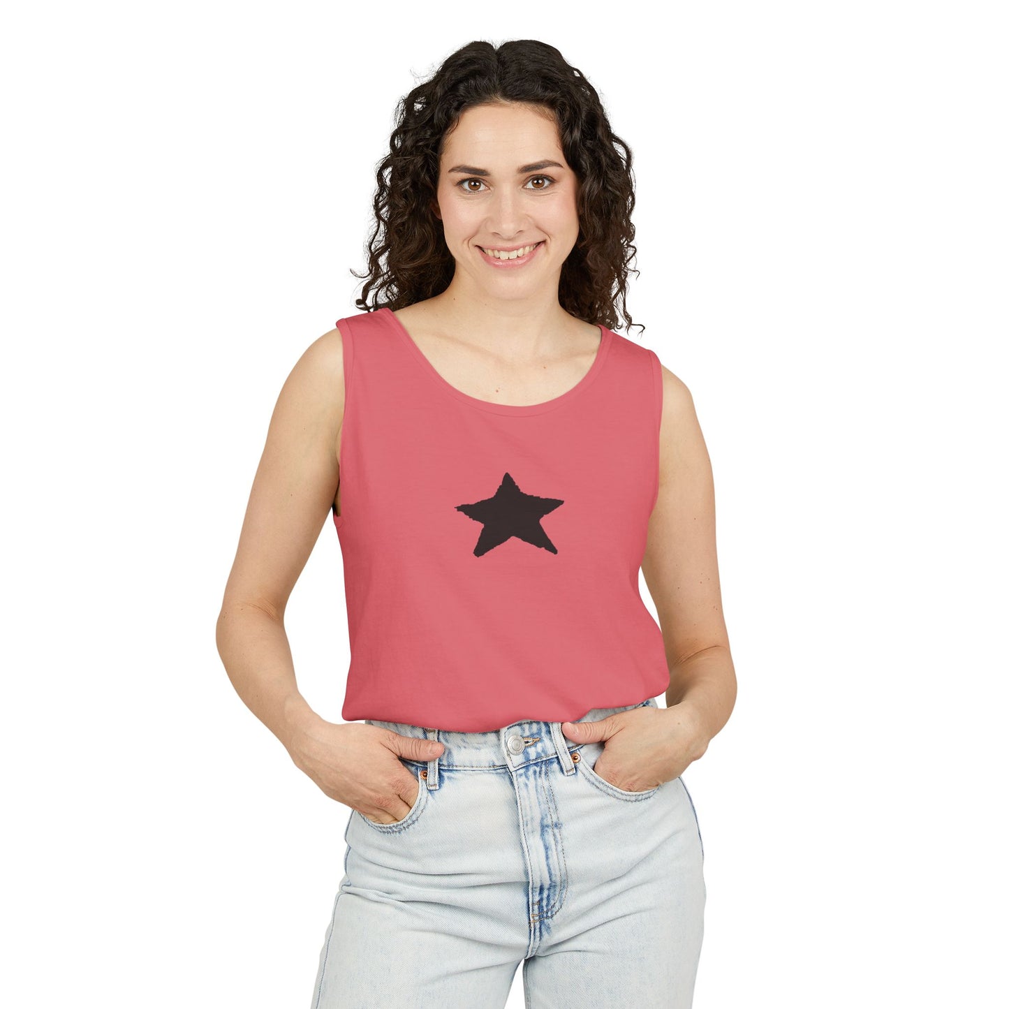 Star Unisex Garment-Dyed Tank Top