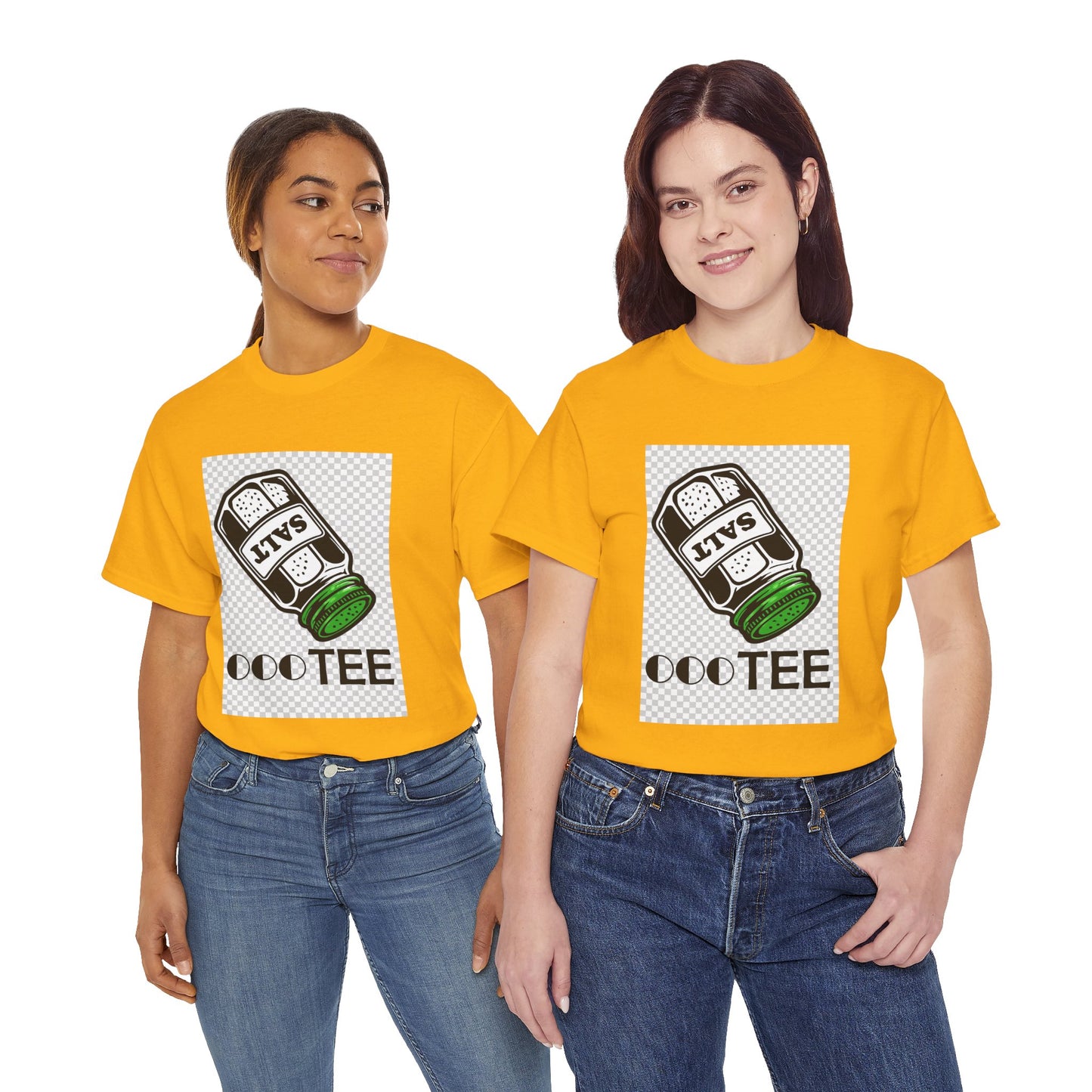 Salt TEE Shirt — Unisex Heavy Cotton Tee, Smooth Print Surface