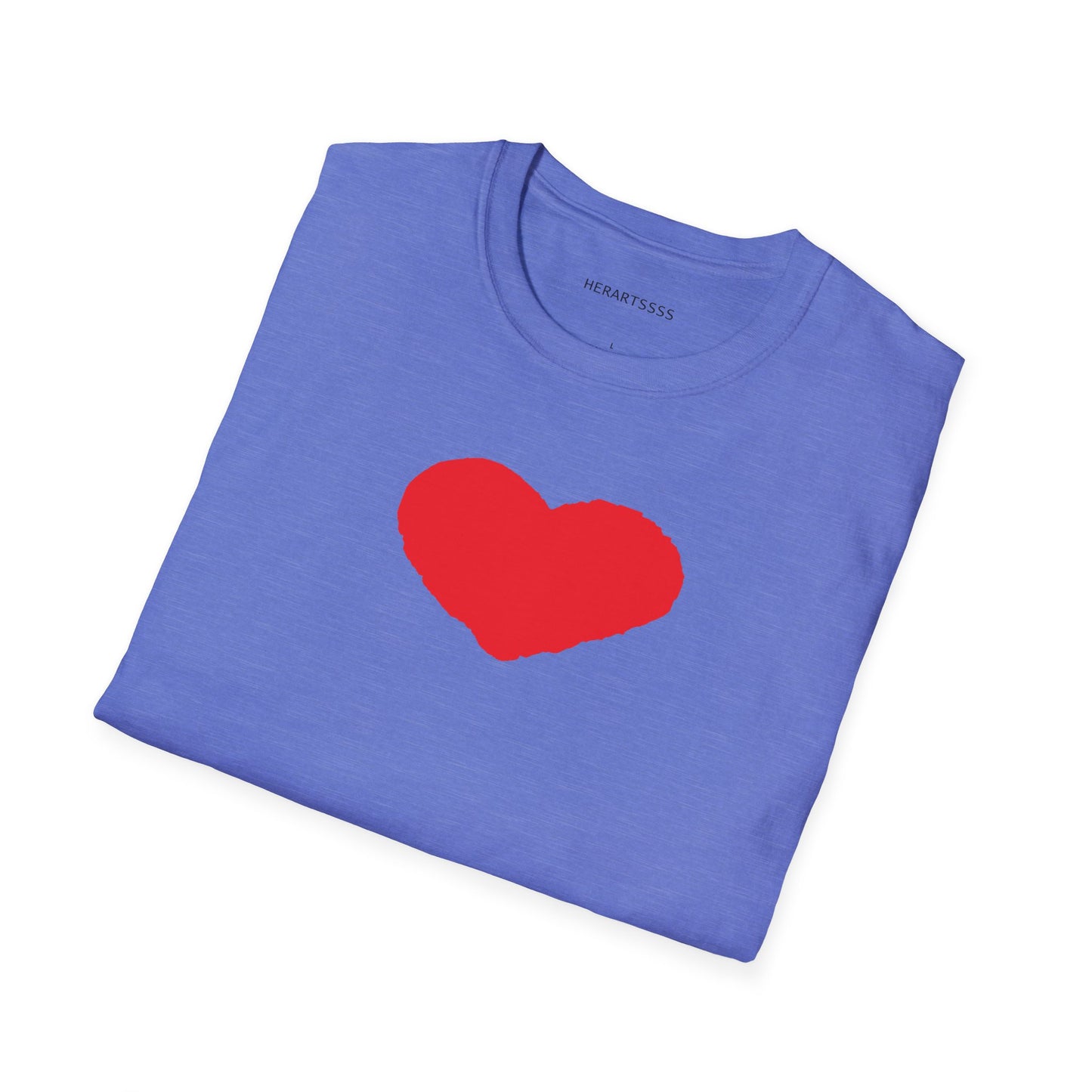 Heart Unisex Softstyle T-Shirt — 100% Ring-Spun Cotton | HERARTSSSS