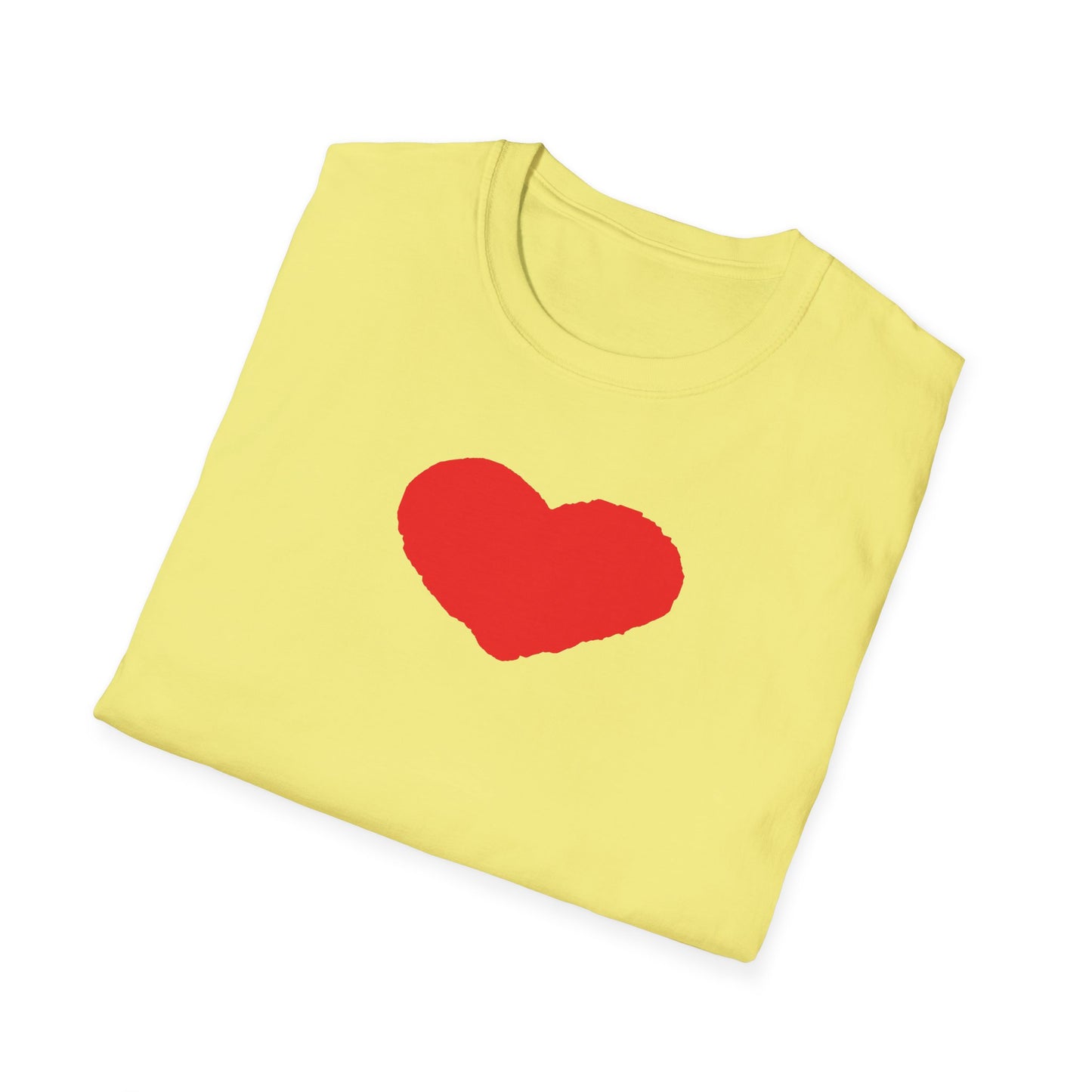 Heart Unisex Softstyle T-Shirt — 100% Ring-Spun Cotton