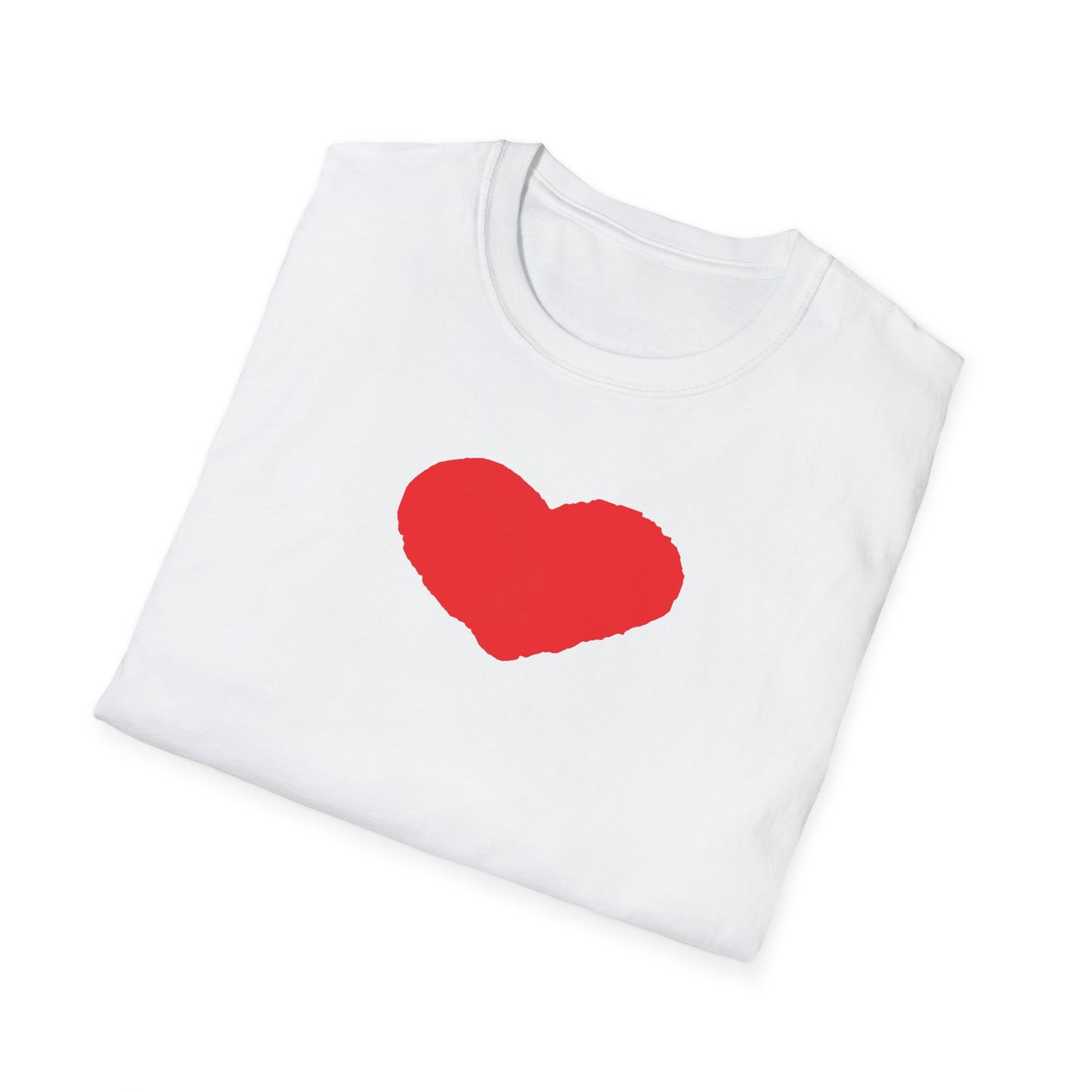 Heart Unisex Softstyle T-Shirt — 100% Ring-Spun Cotton