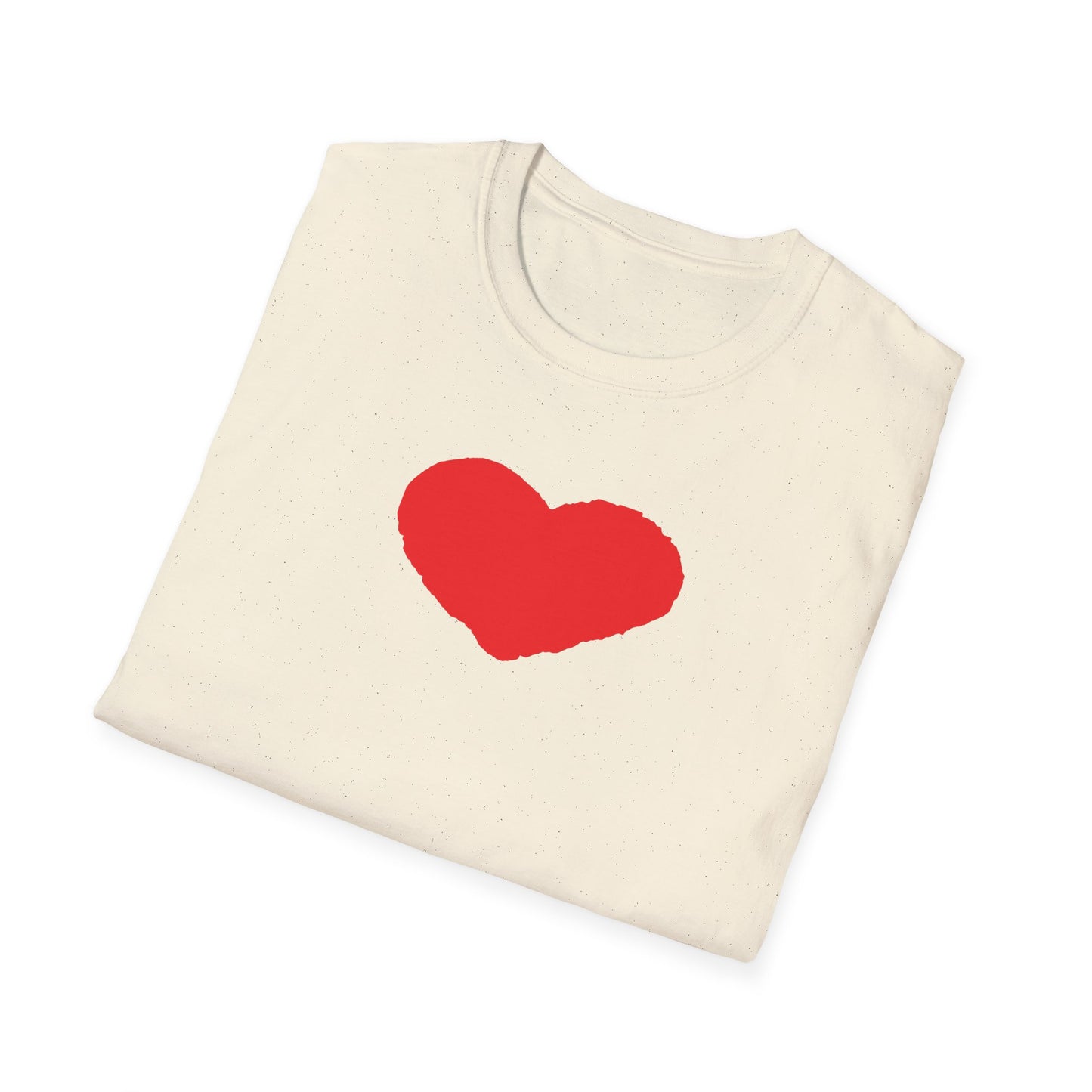 Heart Unisex Softstyle T-Shirt — 100% Ring-Spun Cotton