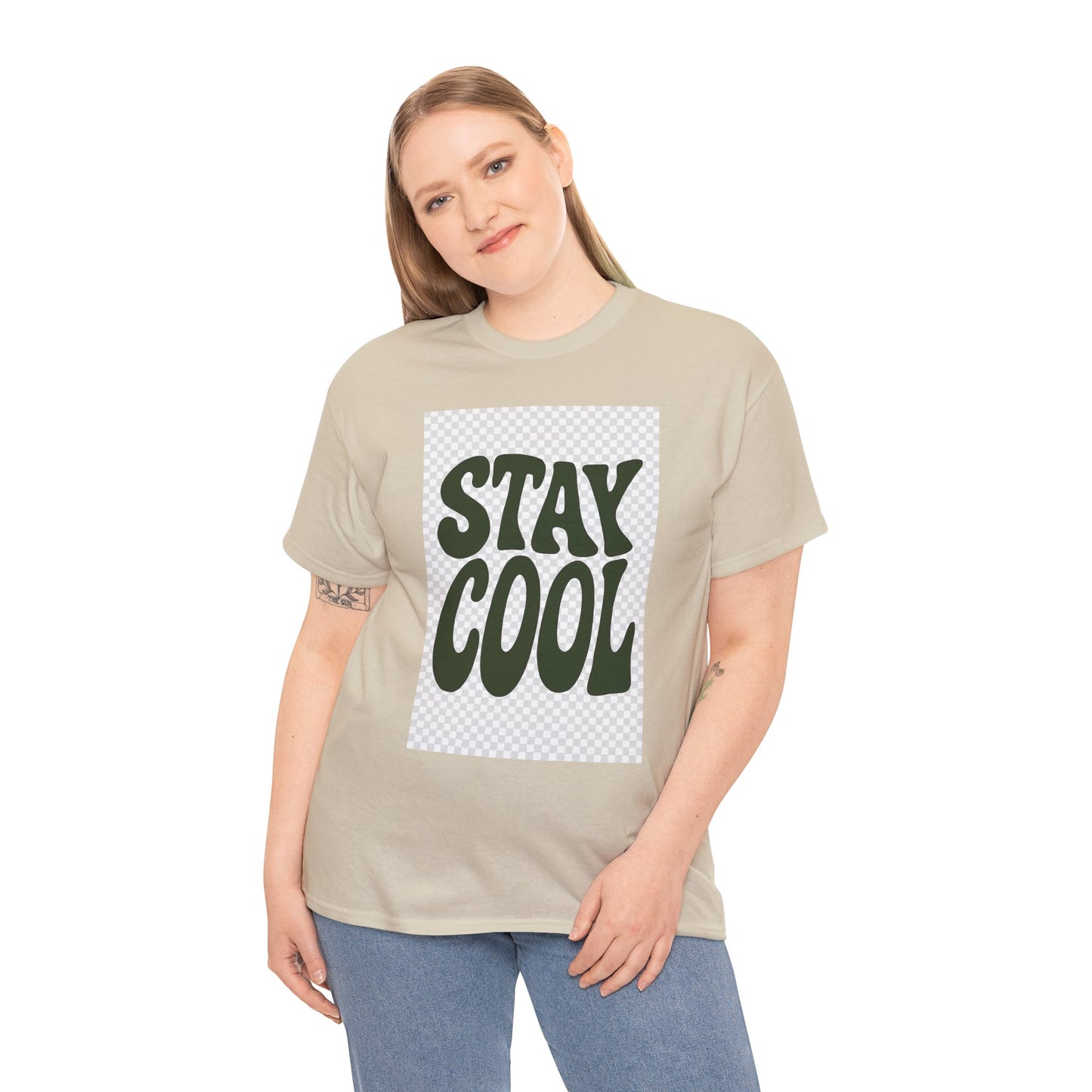 Stay Cool Unisex Tee — Heavy Cotton Graphic Shirt | HERARTSSSS