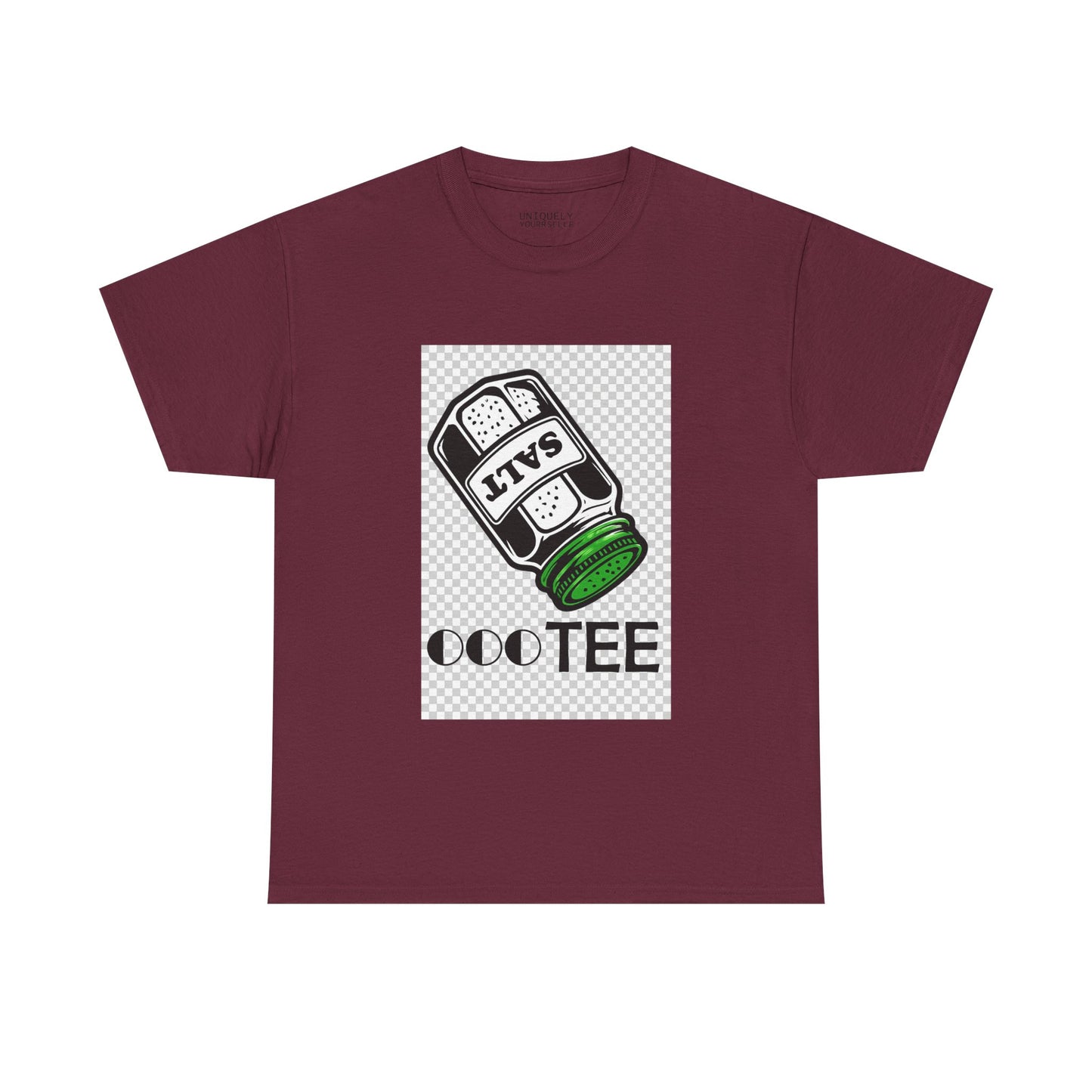Salt TEE Shirt — Unisex Heavy Cotton Tee, Smooth Print Surface | UNIQUELY YOURRSELLF