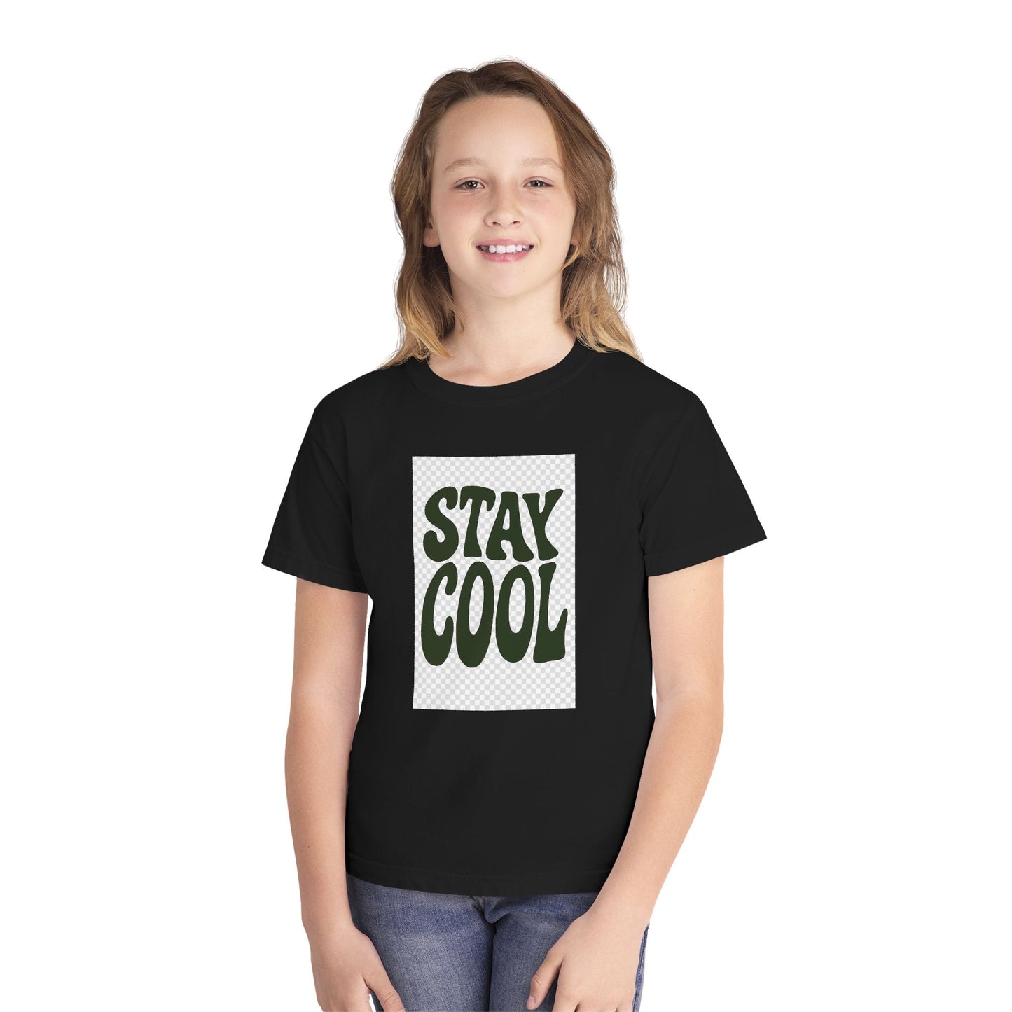 Stay Cool Youth Tee — Heavy Cotton Kids Graphic Shirt | HERARTSSSS