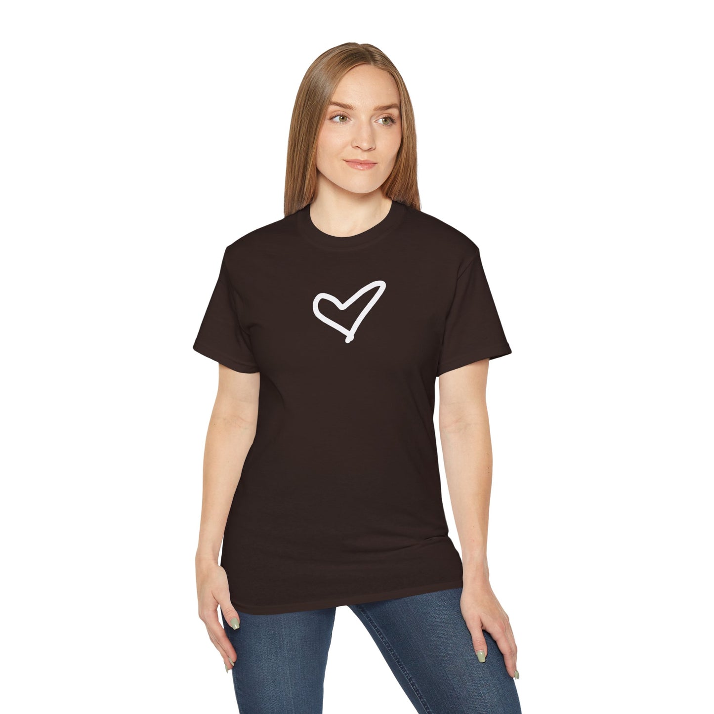 Heart Unisex Softstyle T-Shirt — 100% Ring-Spun Cotton