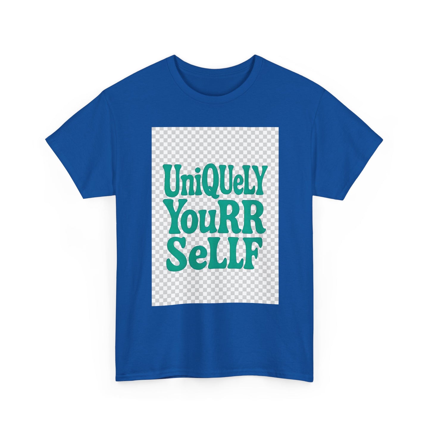 Uniquely You Unisex Heavy Cotton Tee – Empowerment Graphic Shirt, Everyday Comfort | HERARTSSSS
