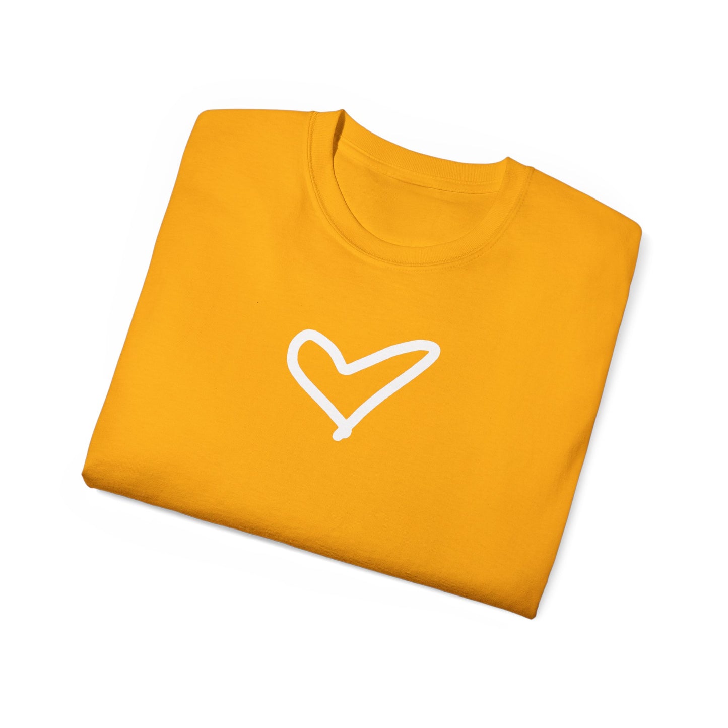 Heart Unisex Softstyle T-Shirt — 100% Ring-Spun Cotton