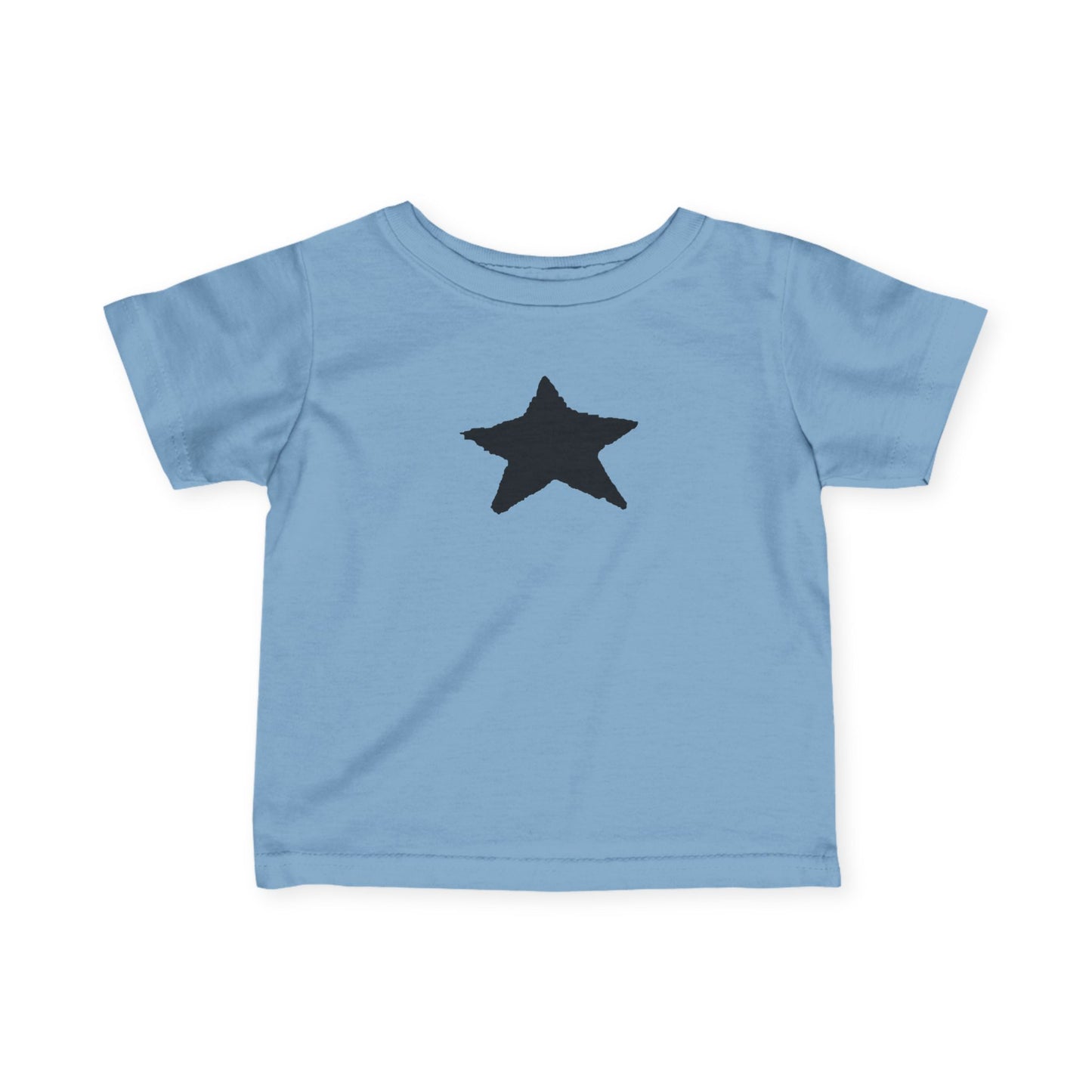 Cute Star Infant Fine Jersey Tee — Soft Baby T-Shirt