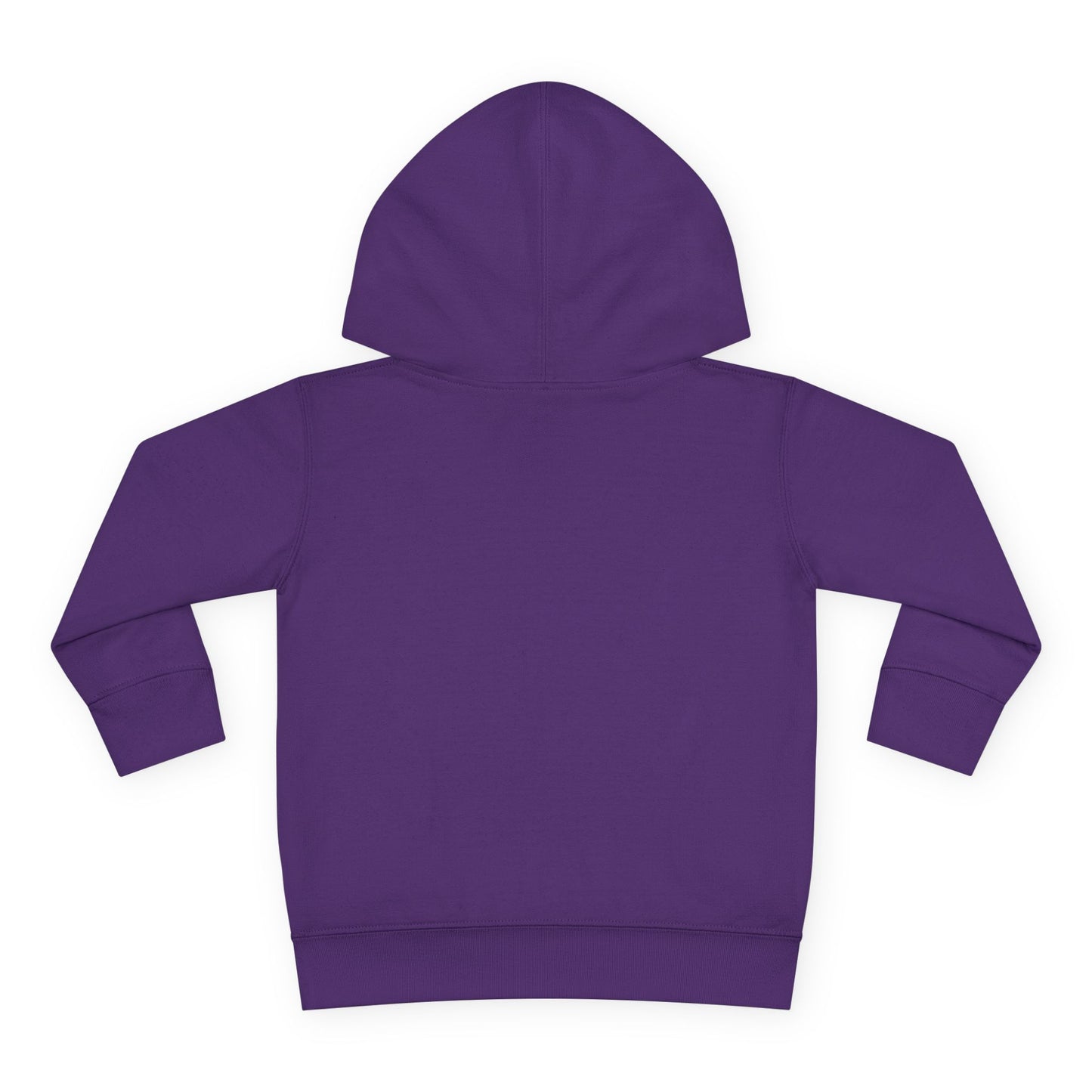 Bright Orange Toddler Fleece Hoodie with Star Design